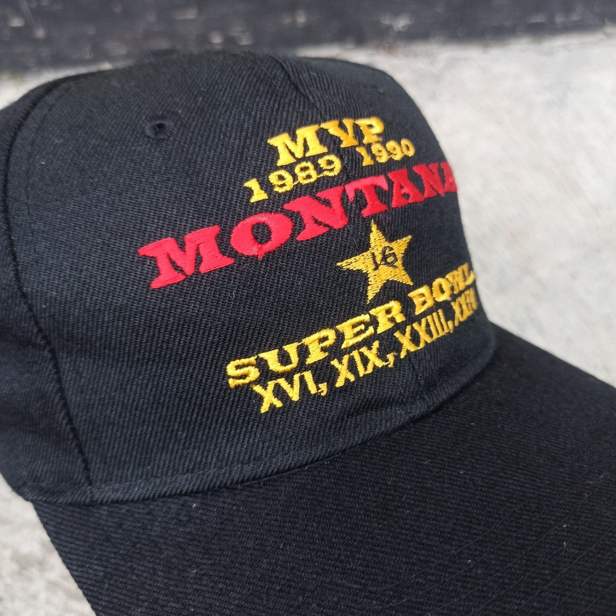 Vintage Vintage 90's LA Gear Joe Montana Snapback Hat Size ONE SIZE - 8 Thumbnail