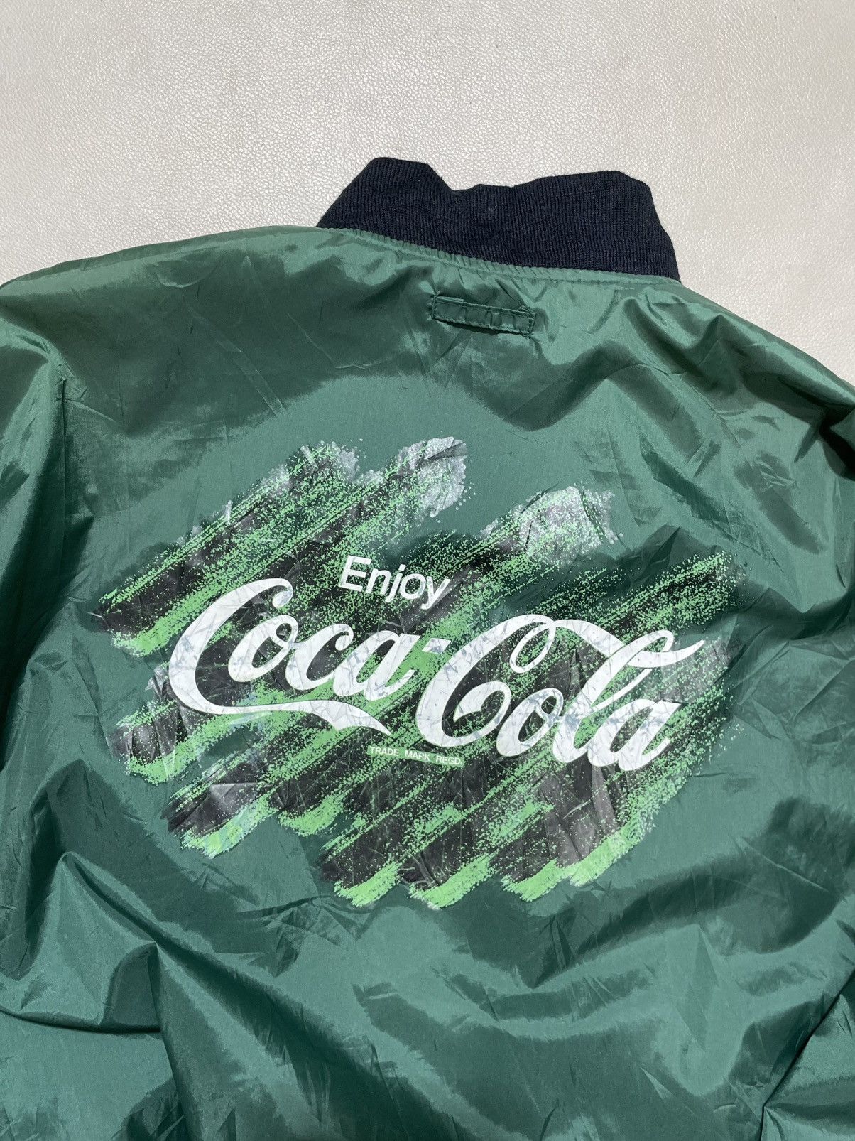 Vintage Vintage Coca Cola Jacket Reversible Bomber Size US L / EU 52-54 / 3 - 10 Thumbnail