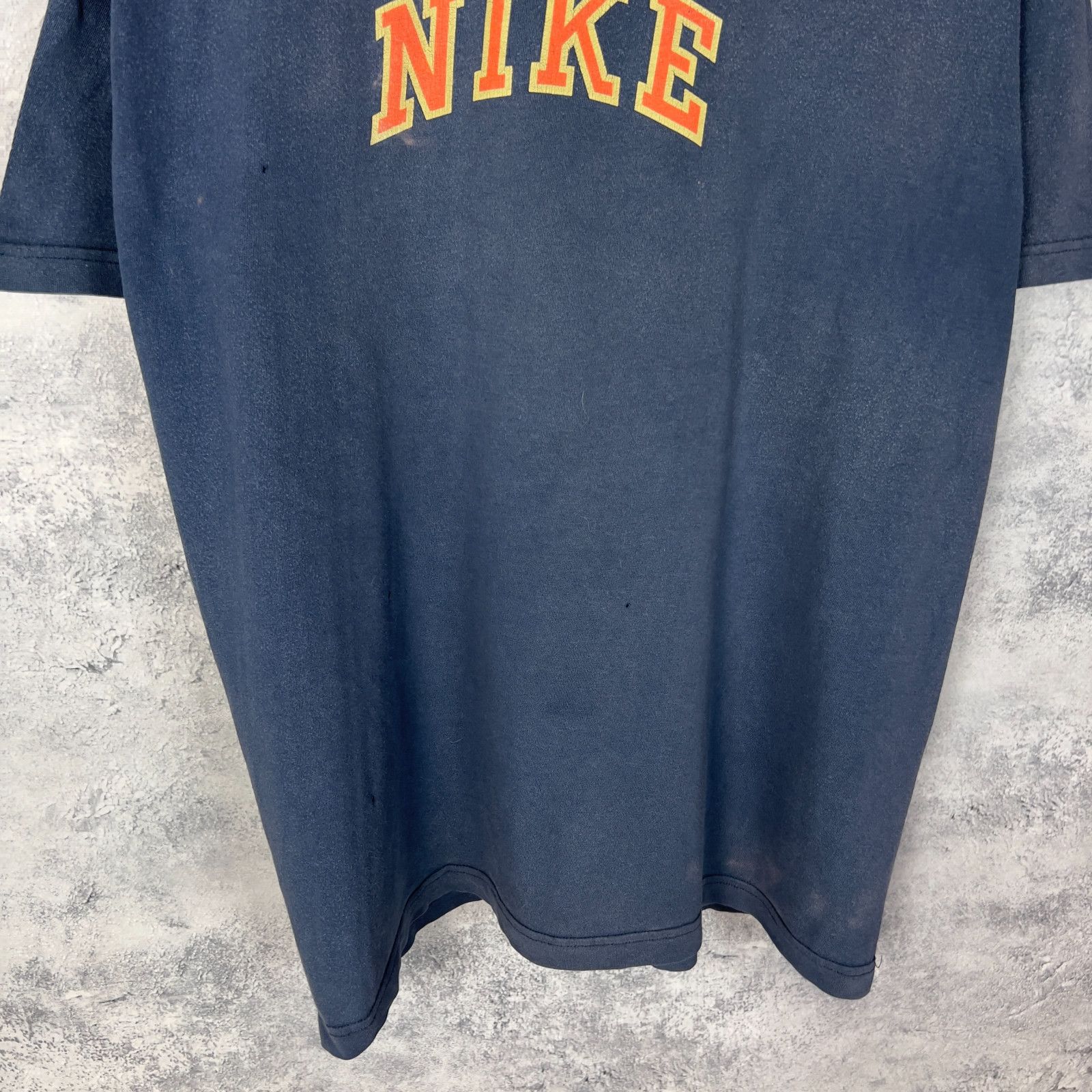 Nike Nike Vintage Tee Big Logo Men's Size XL Blue Cotton ` Size US XL / EU 56 / 4 - 3 Thumbnail