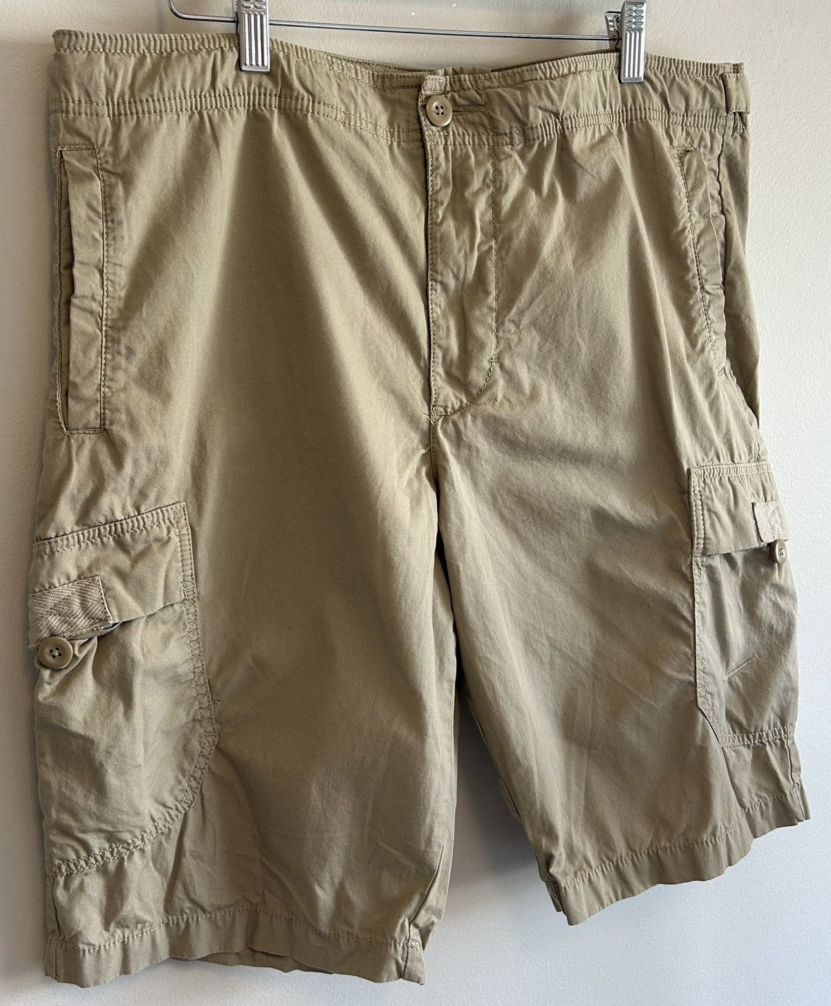 Nike Vintage Nike Mens Tan Beige Cargo Summer Shorts Size L Size US 34 / EU 50 - 2 Thumbnail