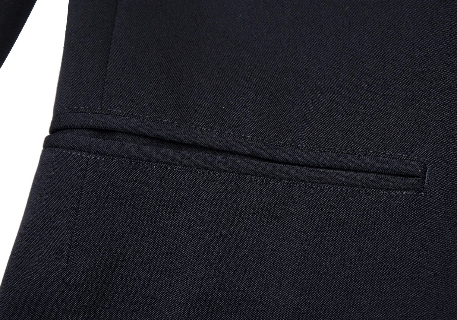 Yohji Yamamoto Yohji Yamamoto Wool Tailored Jacket Navy S Size US S / EU 44-46 / 1 - 10 Thumbnail