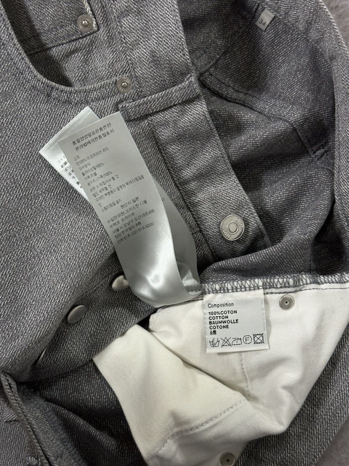 Dior Dior Slim 17_Regular Logo Pants Size US 34 / EU 50 - 12 Thumbnail
