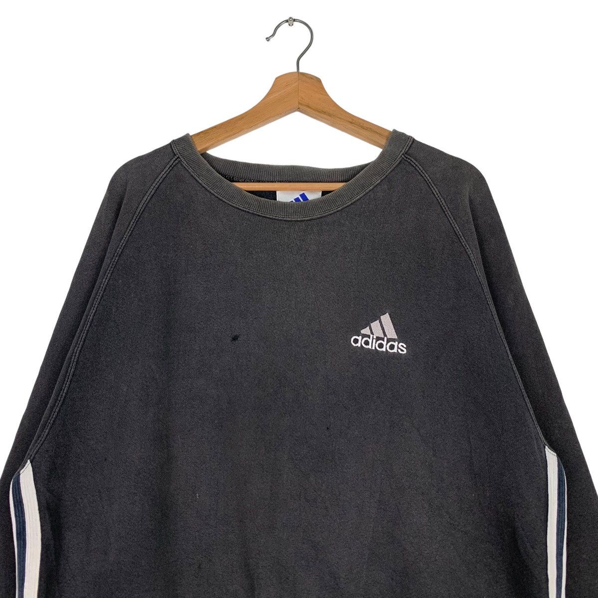 Adidas Vintage 90's ADIDAS Big Logo Sweatshirts #0736-C34 Size US M / EU 48-50 / 2 - 2 Thumbnail