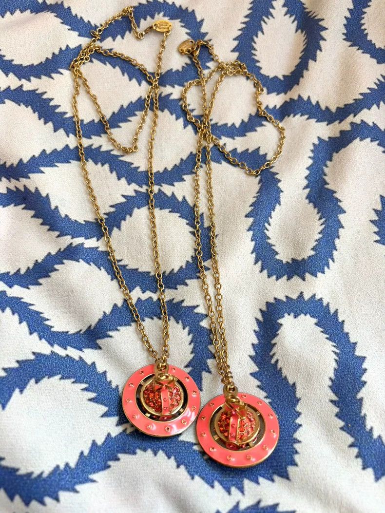 Vivienne Westwood Vivienne Westwood single piece pink full-diamond Size ONE SIZE - 4 Thumbnail
