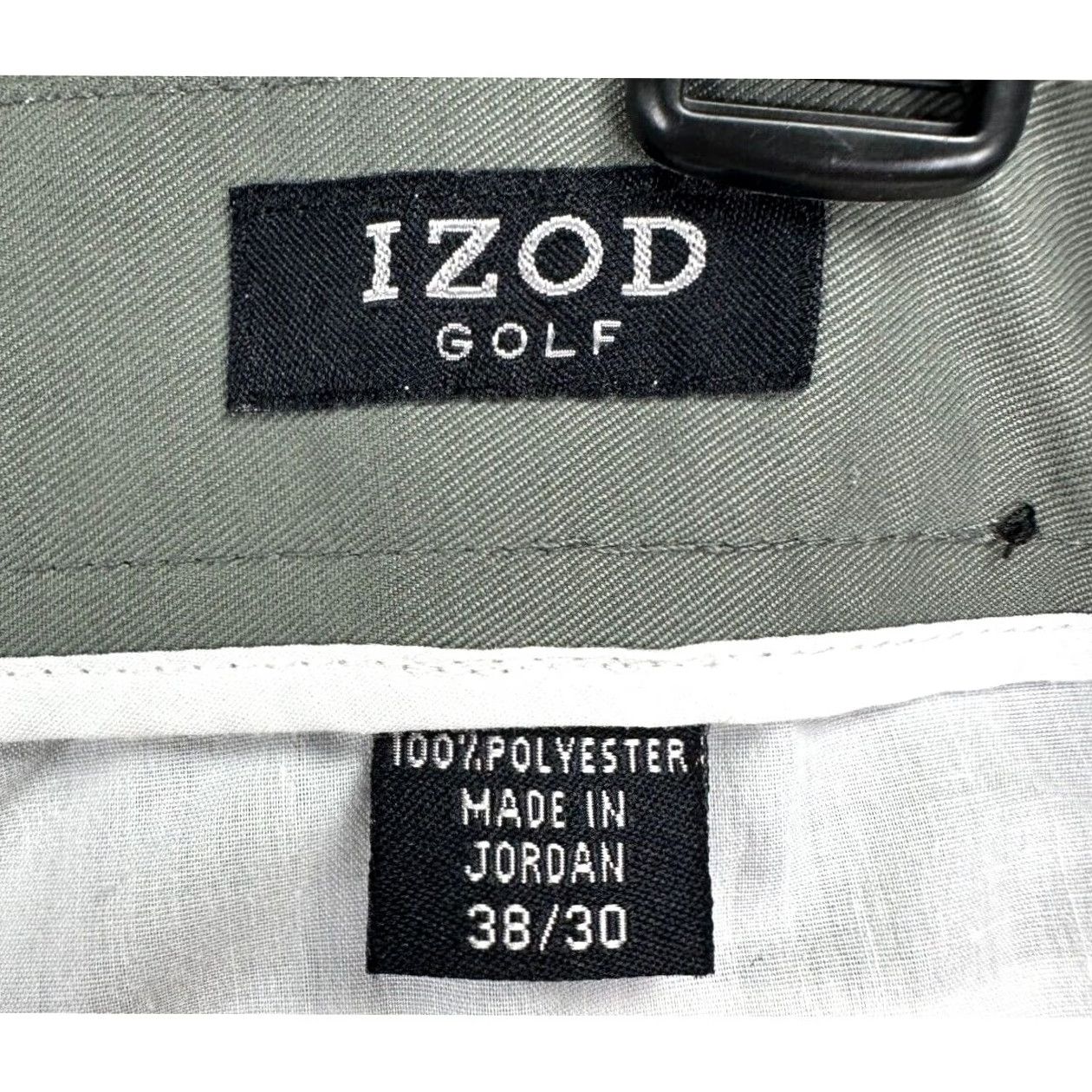Izod Izod Golf Chino Pants Mens 38X30 Gray Golfing Pleated Pockets Casual Outdoor Size US 38 / EU 54 - 3 Thumbnail