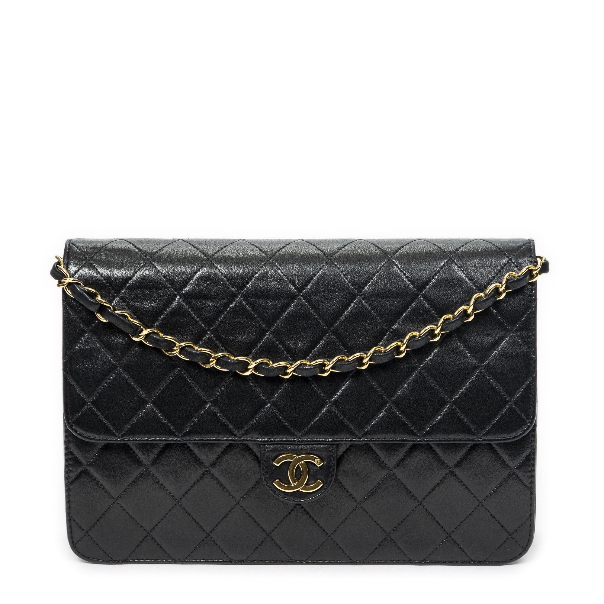 Chanel Vintage Push Lock Straight Flap Size ONE SIZE - 1 Thumbnail