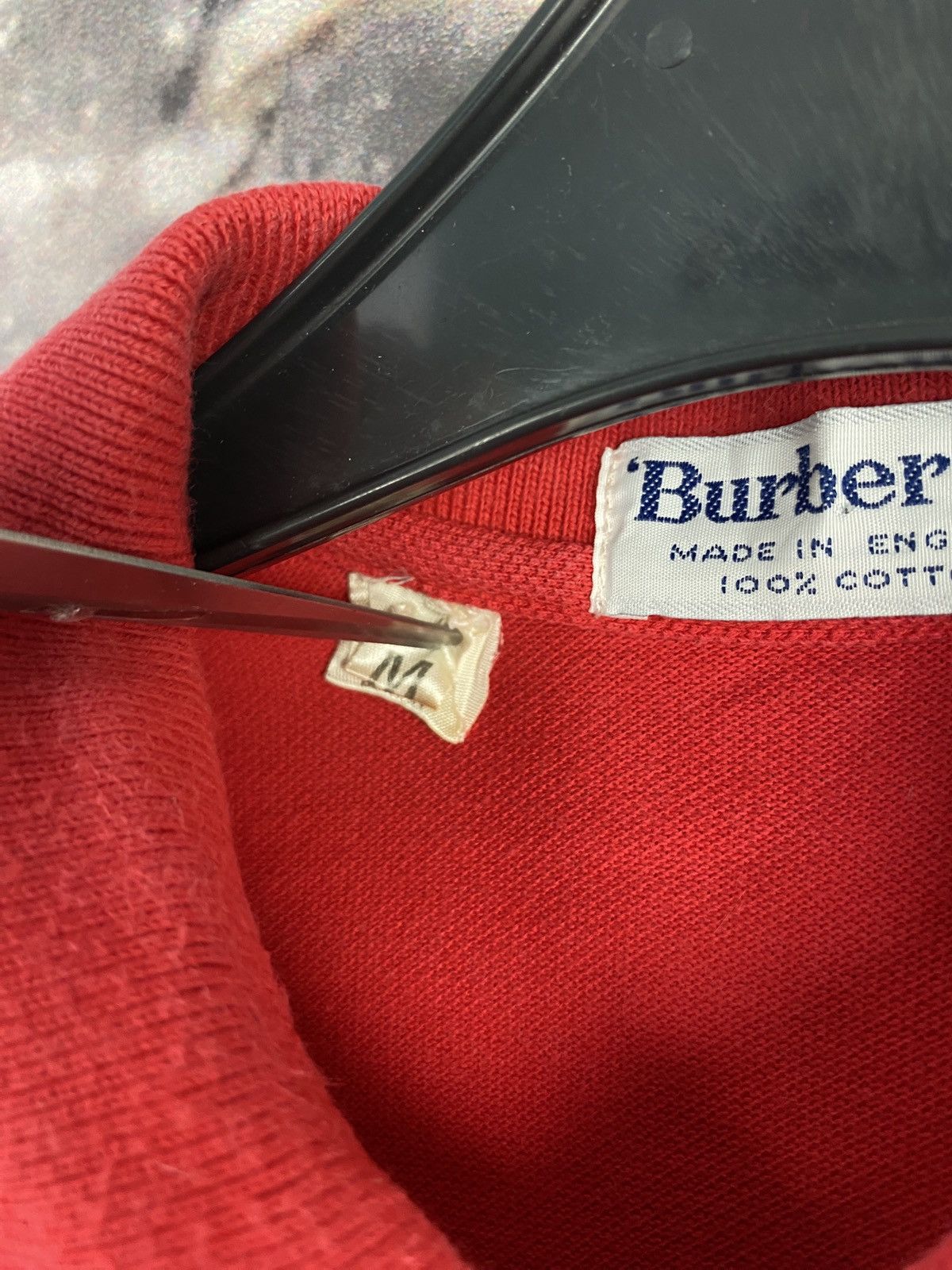 Burberry × Vintage Men’s Burberry Polo Shirt Vintage Luxury Size Medium Size US M / EU 48-50 / 2 - 7 Thumbnail