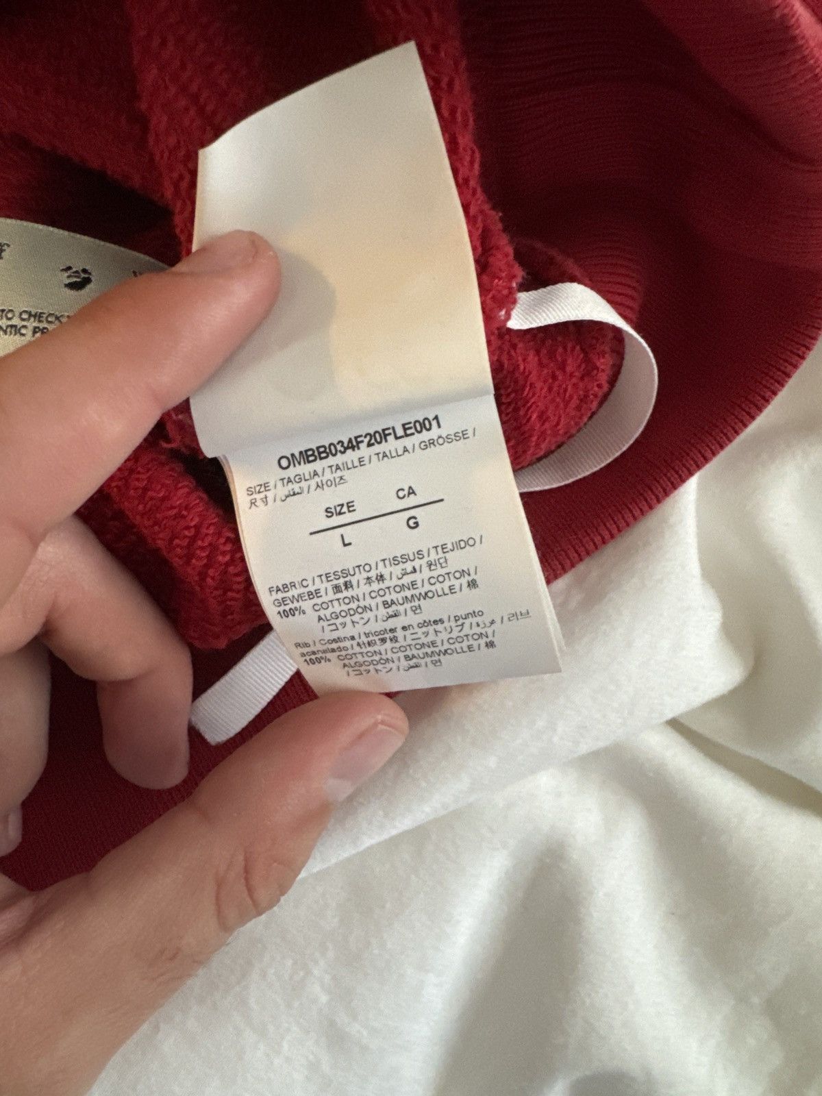 Off-White Off White Hoodie Size US L / EU 52-54 / 3 - 7 Thumbnail