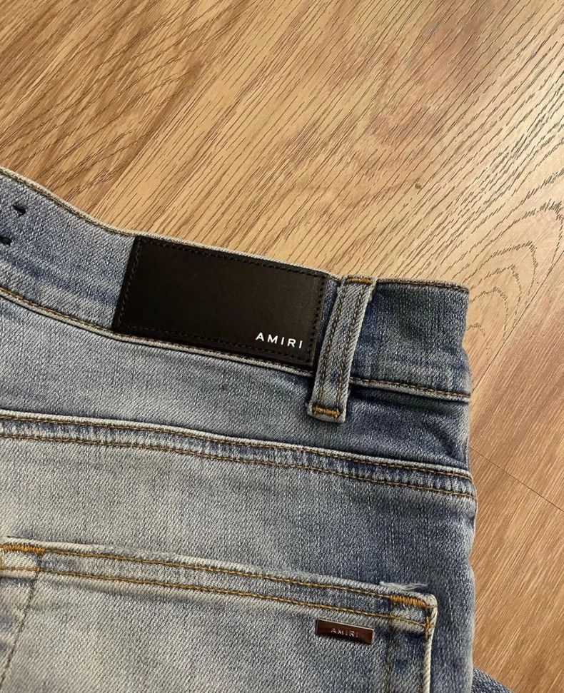 Amiri Amiri limited edition gradient patched blue denim pants Size US 31 - 3 Thumbnail