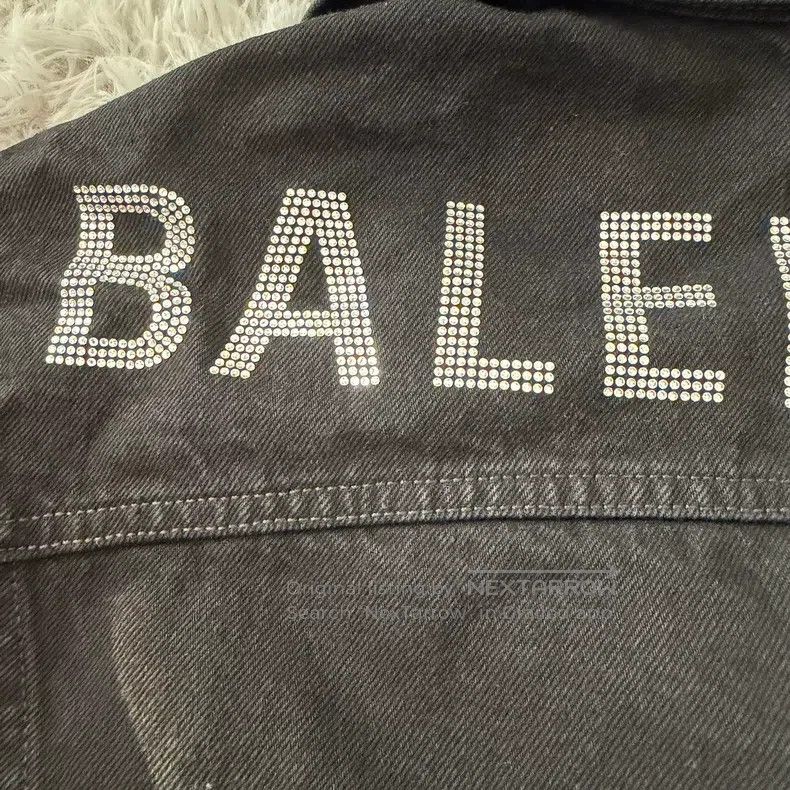 Balenciaga Balenciaga Logo emblem long sleeve collar denim jacket Size XXS / US 00 / IT 34 - 6 Thumbnail