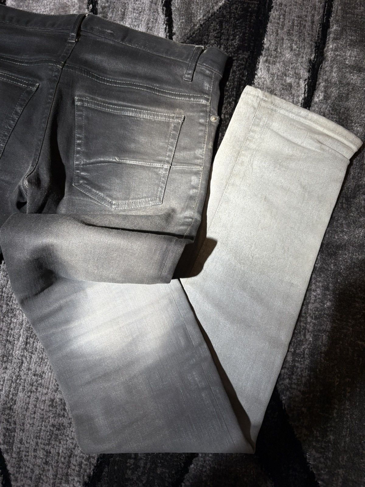 Dior Dior Waxed Gradient Dip Dye Jeans by Kris Van Assche Size US 30 / EU 46 - 7 Thumbnail