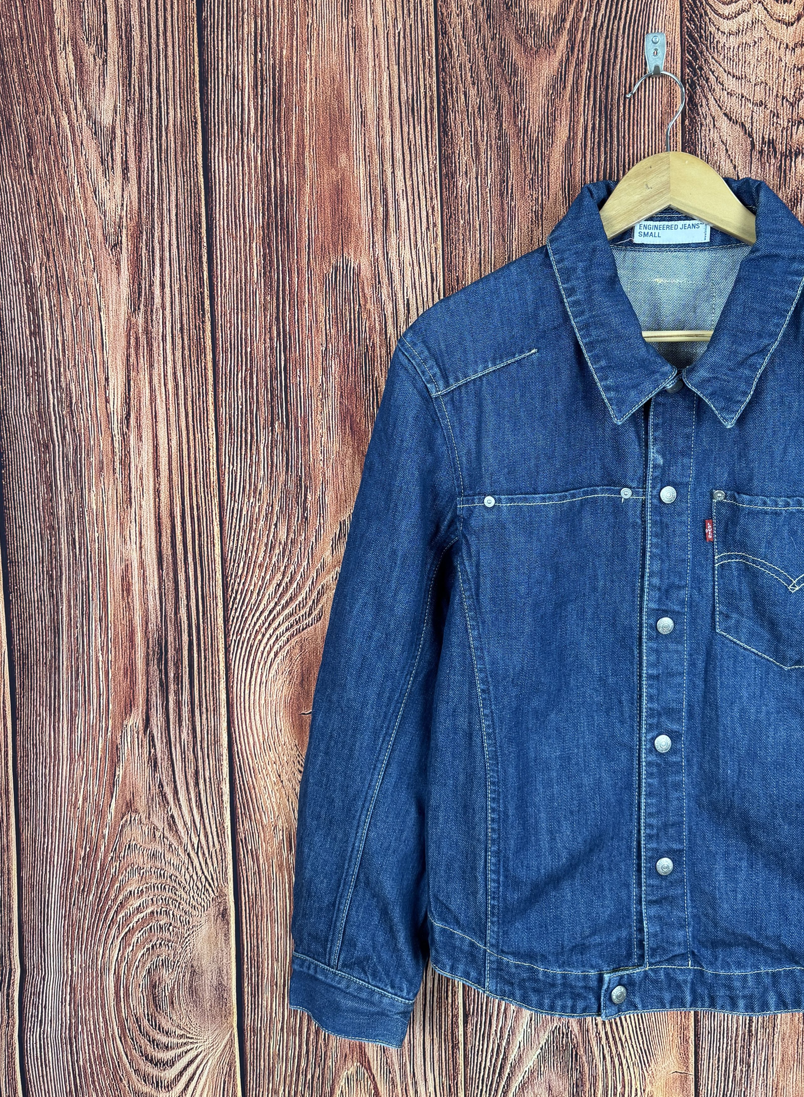 Levi's Vintage 90s Levis Engineered Denim Jacket Deadstock Size US S / EU 44-46 / 1 - 2 Thumbnail
