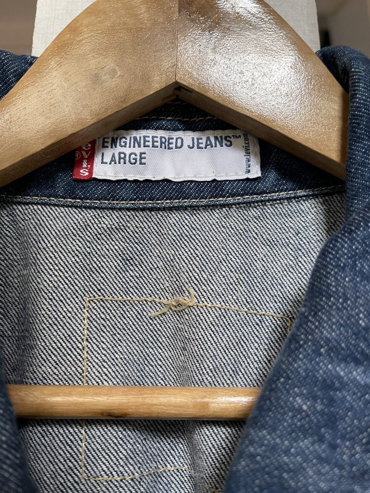 Levi's Levi’s Engineered Jeans Denim Shirt Size US L / EU 52-54 / 3 - 3 Thumbnail