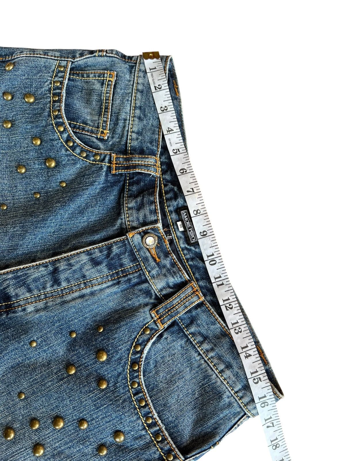 Japanese Brand Amore Puro Distress Jean Size US 32 / EU 48 - 3 Thumbnail