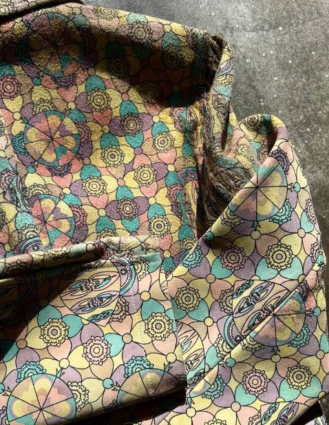 Comme des Garcons 2001AW Runway Horsehide Leather Blazer (Psychedelic Era) Size 42L - 8 Thumbnail