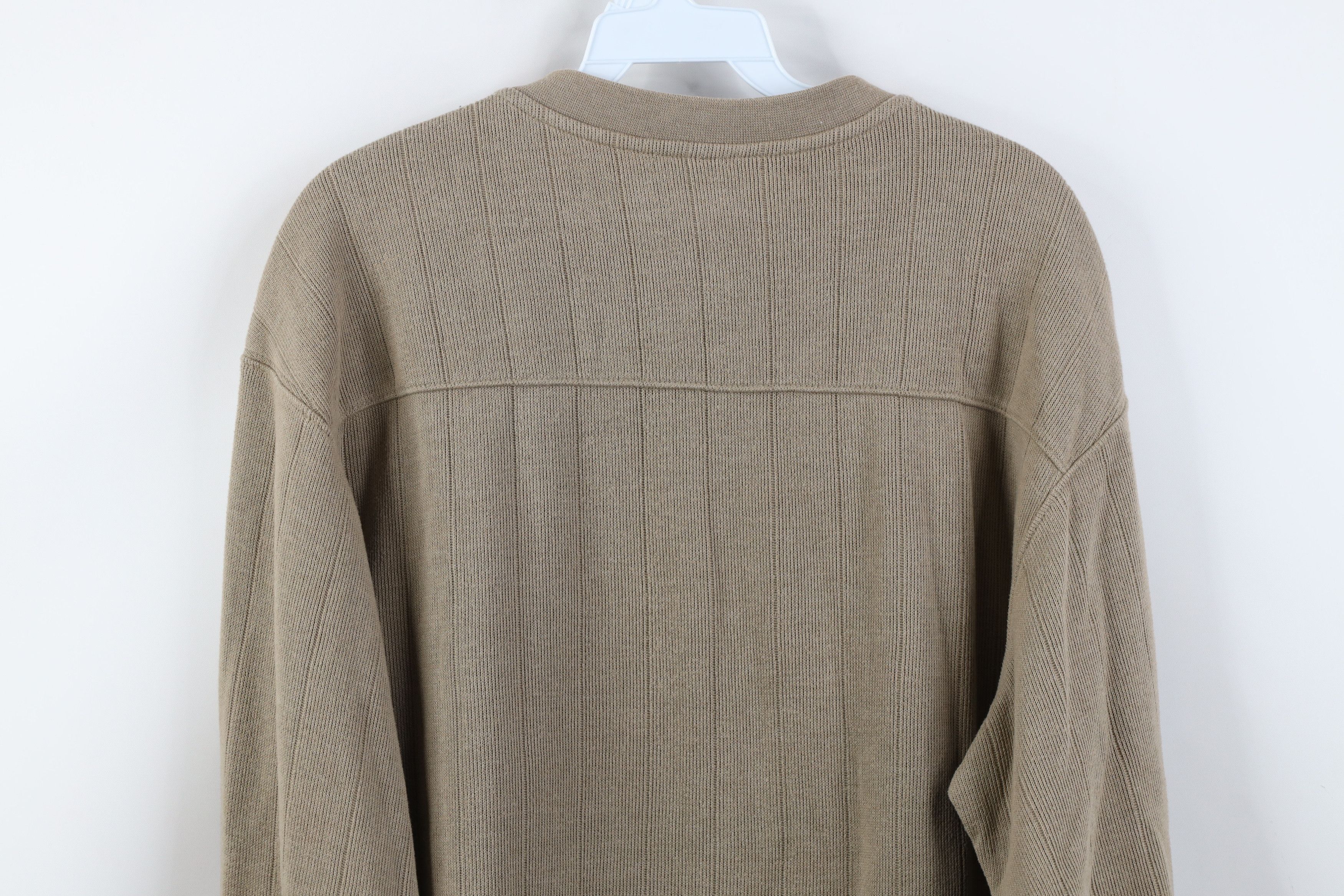 Columbia Vintage 90s Y2K Columbia Ribbed Knit Long Sleeve T-Shirt Size US M / EU 48-50 / 2 - 10 Thumbnail