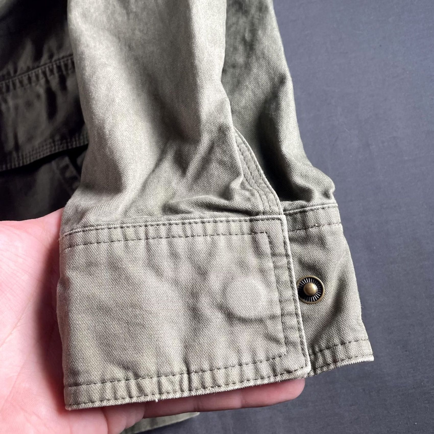 Marine Layer VINTAGE Marine Layer Jacket Mens Medium Large Green Utility Field Coat Cotton Military Size US L / EU 52-54 / 3 - 6 Thumbnail