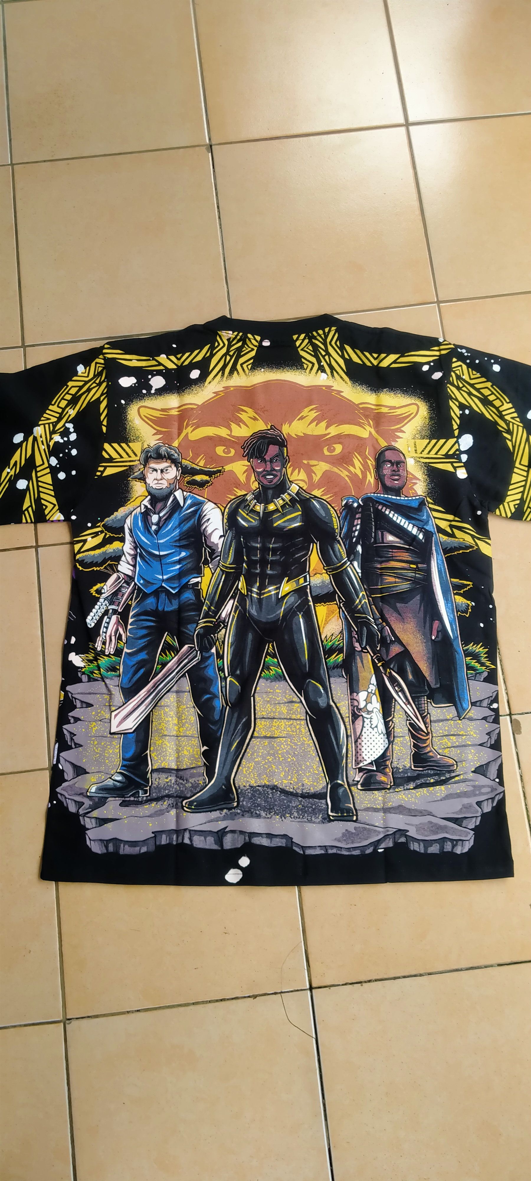Marvel Comics × Vintage Black panther Size US XL / EU 56 / 4 - 2 Thumbnail
