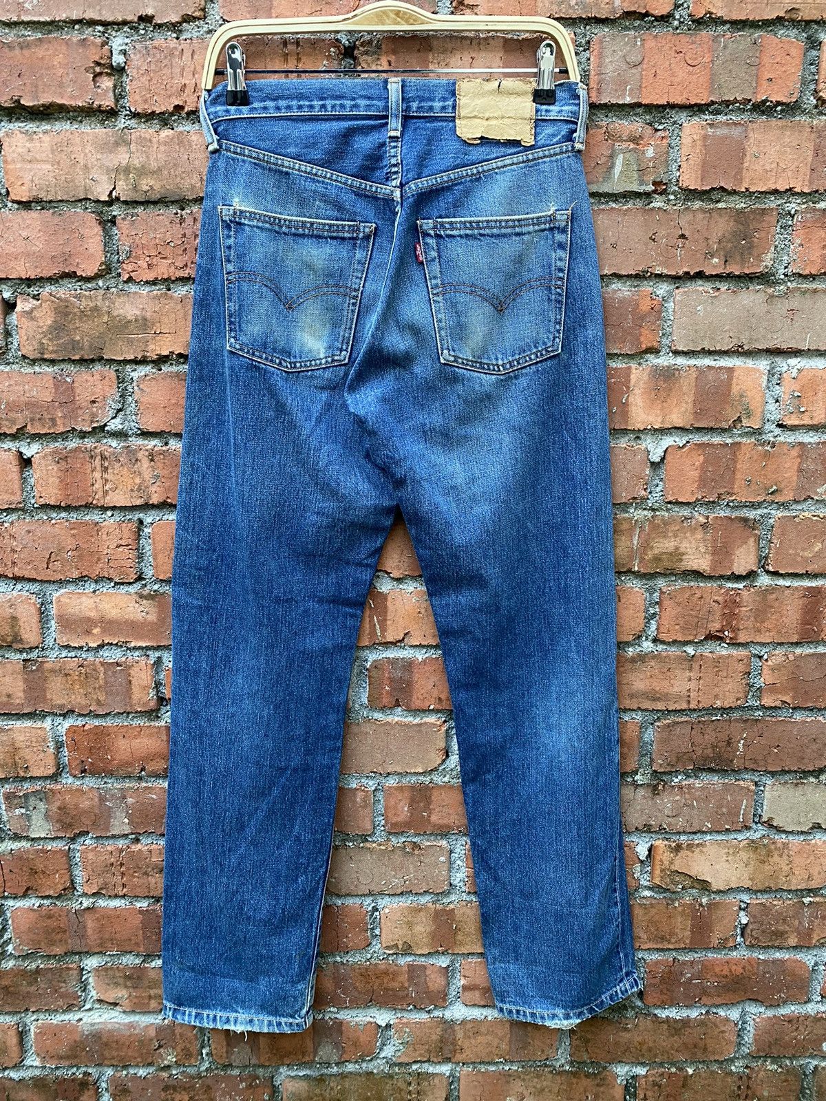 Levi's × Levi's Vintage Clothing × Vintage size 29x31.5 levi's 502xx redline big E denime Size US 29 - 2 Thumbnail