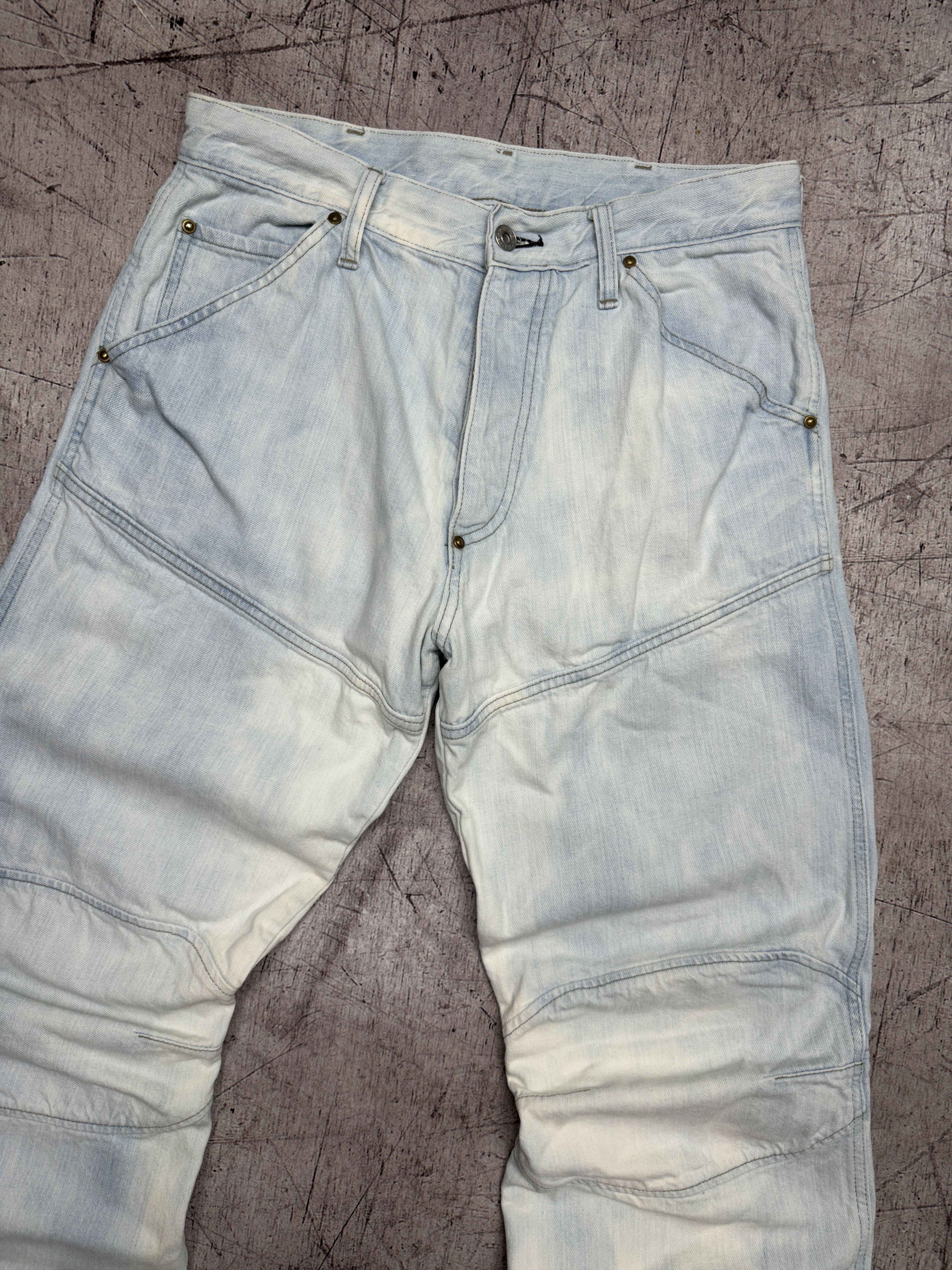 G-Star × Vintage G Star Raw Vintage Mens Denim Pants Double Knee Jeans Size US 31 - 2 Thumbnail