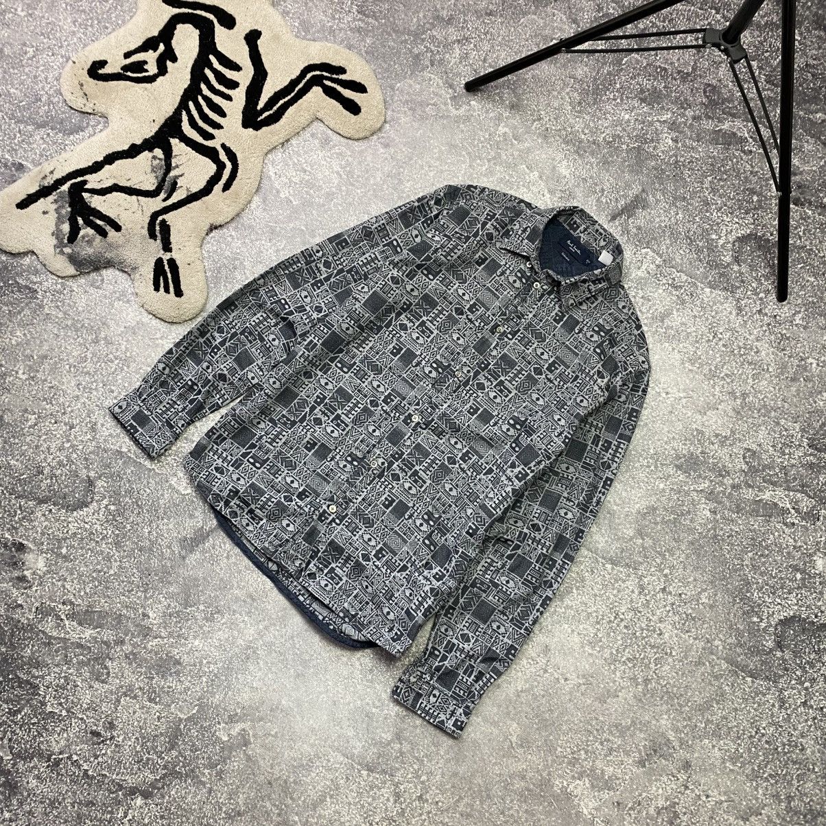 Paul Smith Luxury Paul Smith Graphic Button y2k shirt size S Size US S / EU 44-46 / 1 - 1 Thumbnail