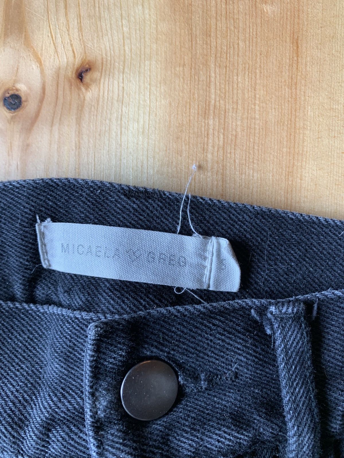 Other Micaela Greg Faded Black Panel Jean Size 26" / US 2 / IT 38 - 2 Thumbnail