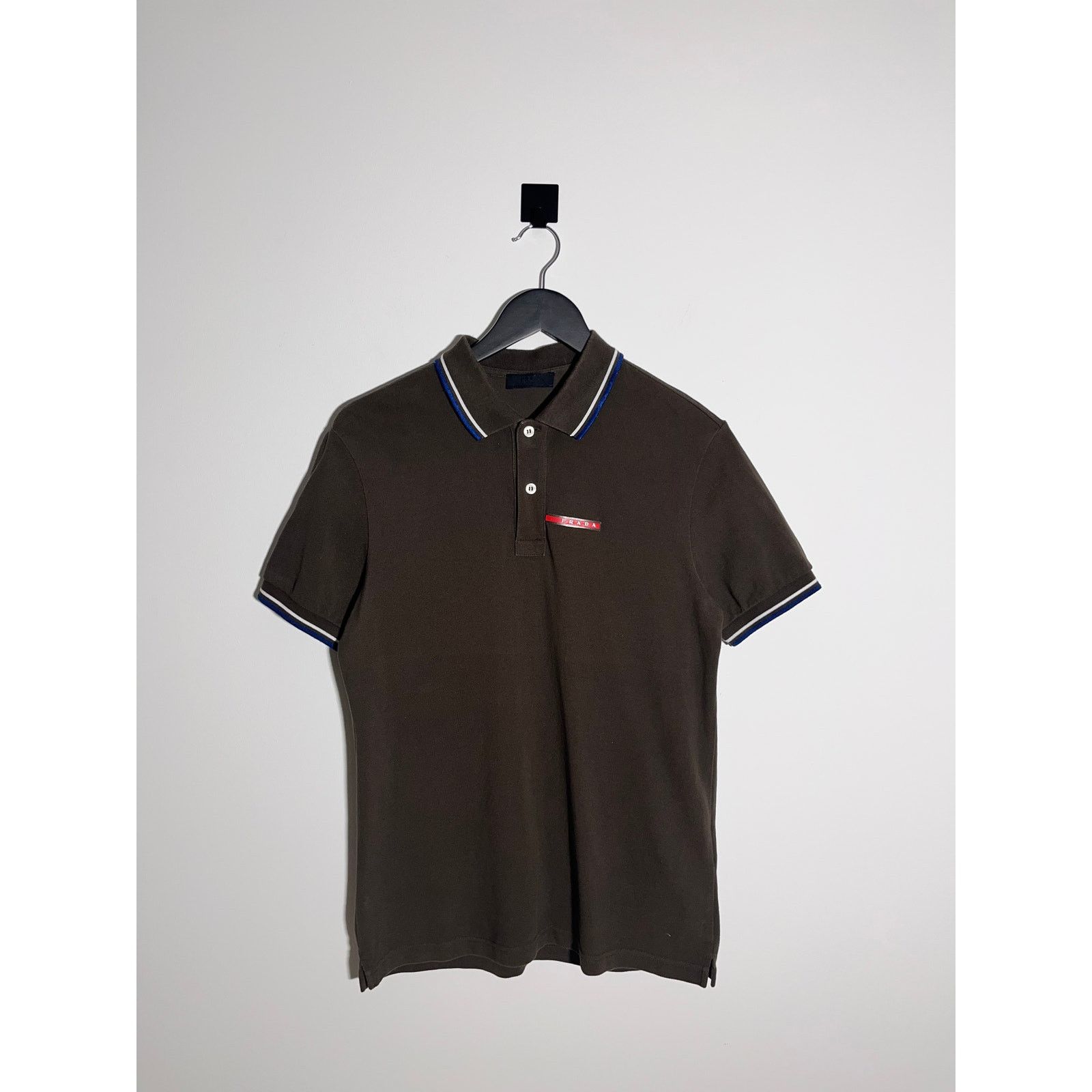 90s MIU MIU archive mesh polo shirt teck トップス