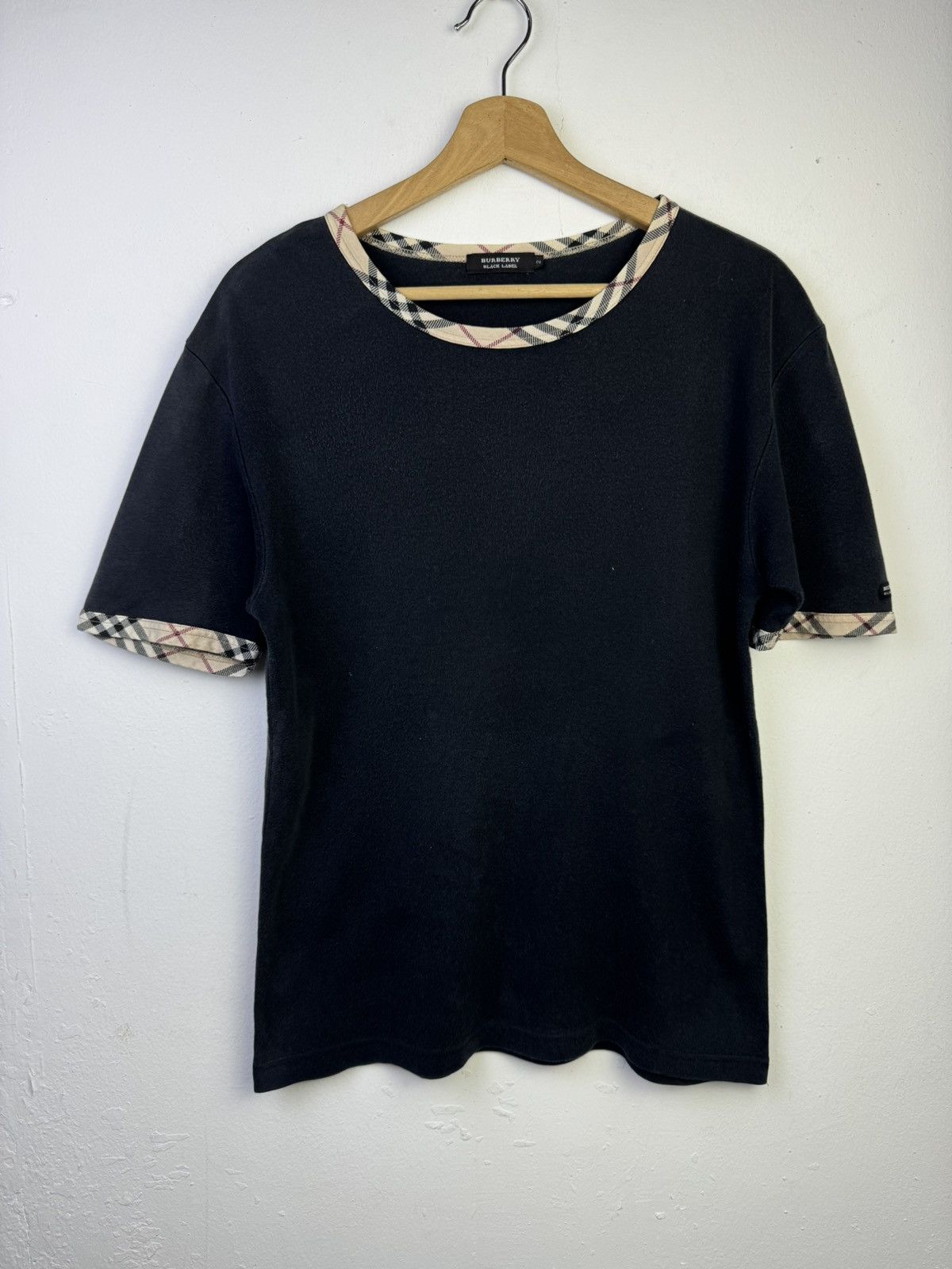 Burberry Burberry Black Label t-shirt nova check trim Size M / US 6-8 / IT 42-44 - 1 Thumbnail