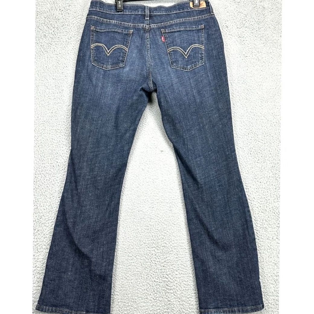 Levi's Levi's 515 Jeans Womens 12M Bootcut Denim Straight Red Tab Blue 32in 34in Inseam Rise High Size 34" / US 12 / IT 48 - 2 Thumbnail