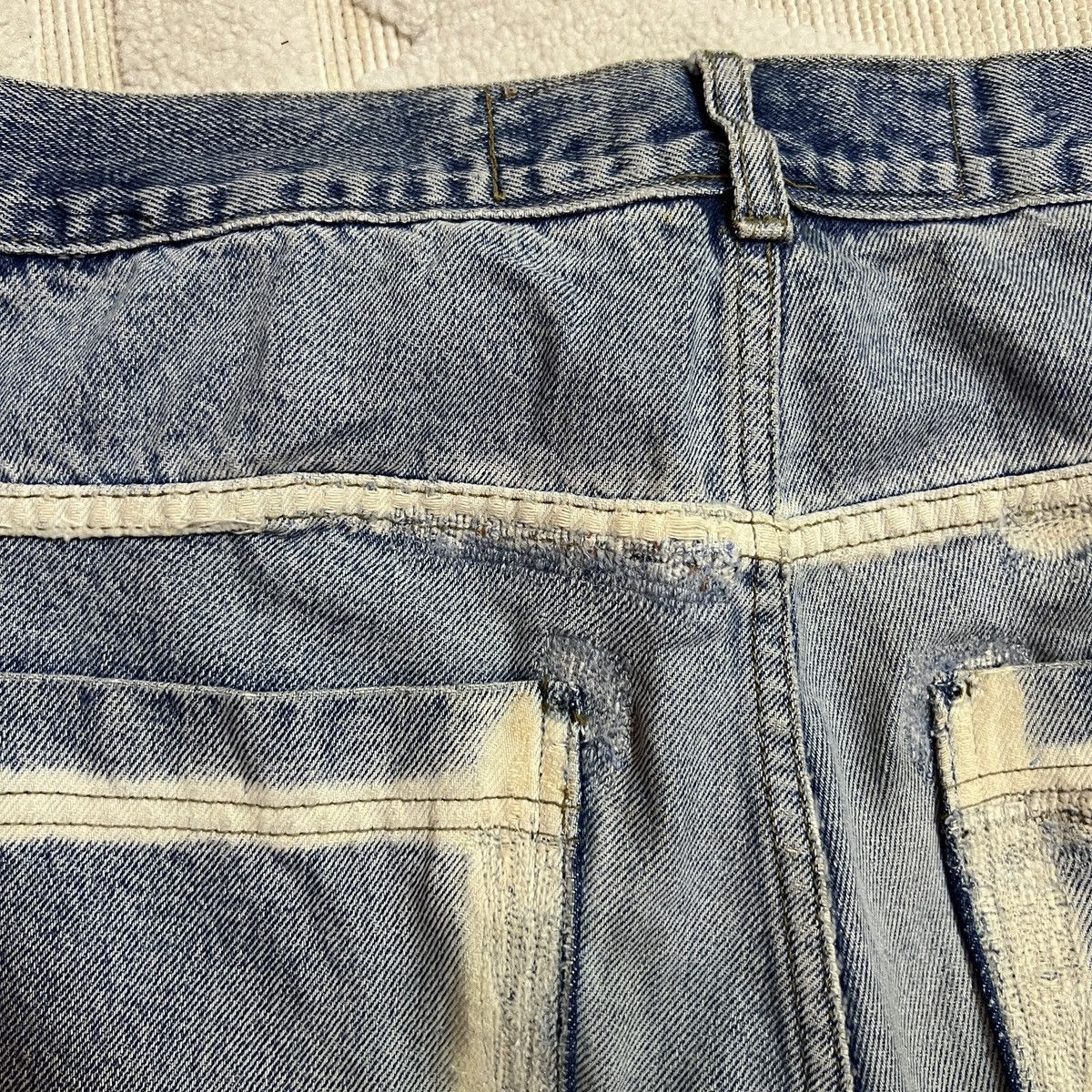 Karl Kani Crazy Vintage Y2K Karl Kani Embroidered Jean Shorts Size US 37 - 8 Thumbnail