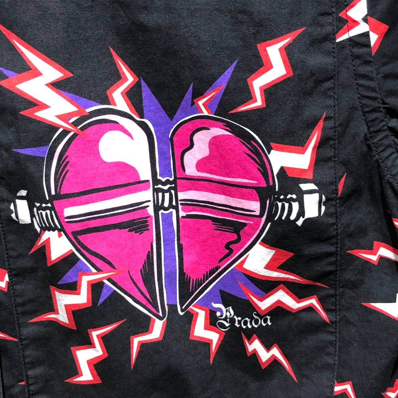 Prada Prada Frankenstein Lighting bolt bowling shirt Size US M / EU 48-50 / 2 - 2 Thumbnail