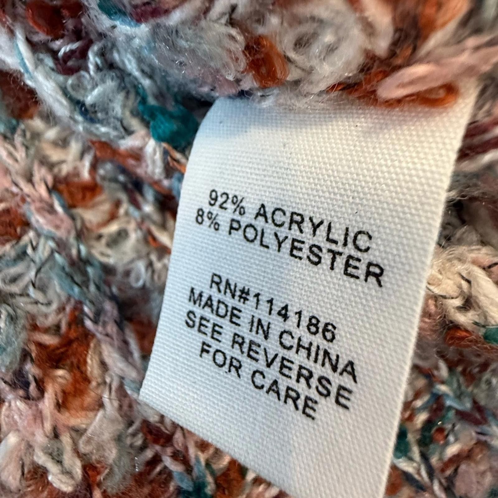 Other Adyson Parker multicolored soft crochet knit sweater size 3X Size 3XL / US 20-22 - 6 Thumbnail