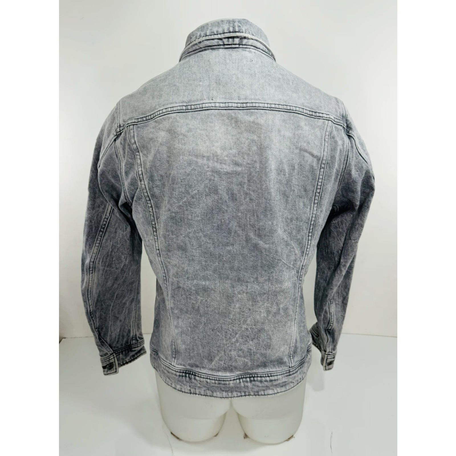 G-Star G-STAR G STAR - Denim Deconstructed 3D Trucker Jacket Mens S Gray Size US S / EU 44-46 / 1 - 5 Thumbnail