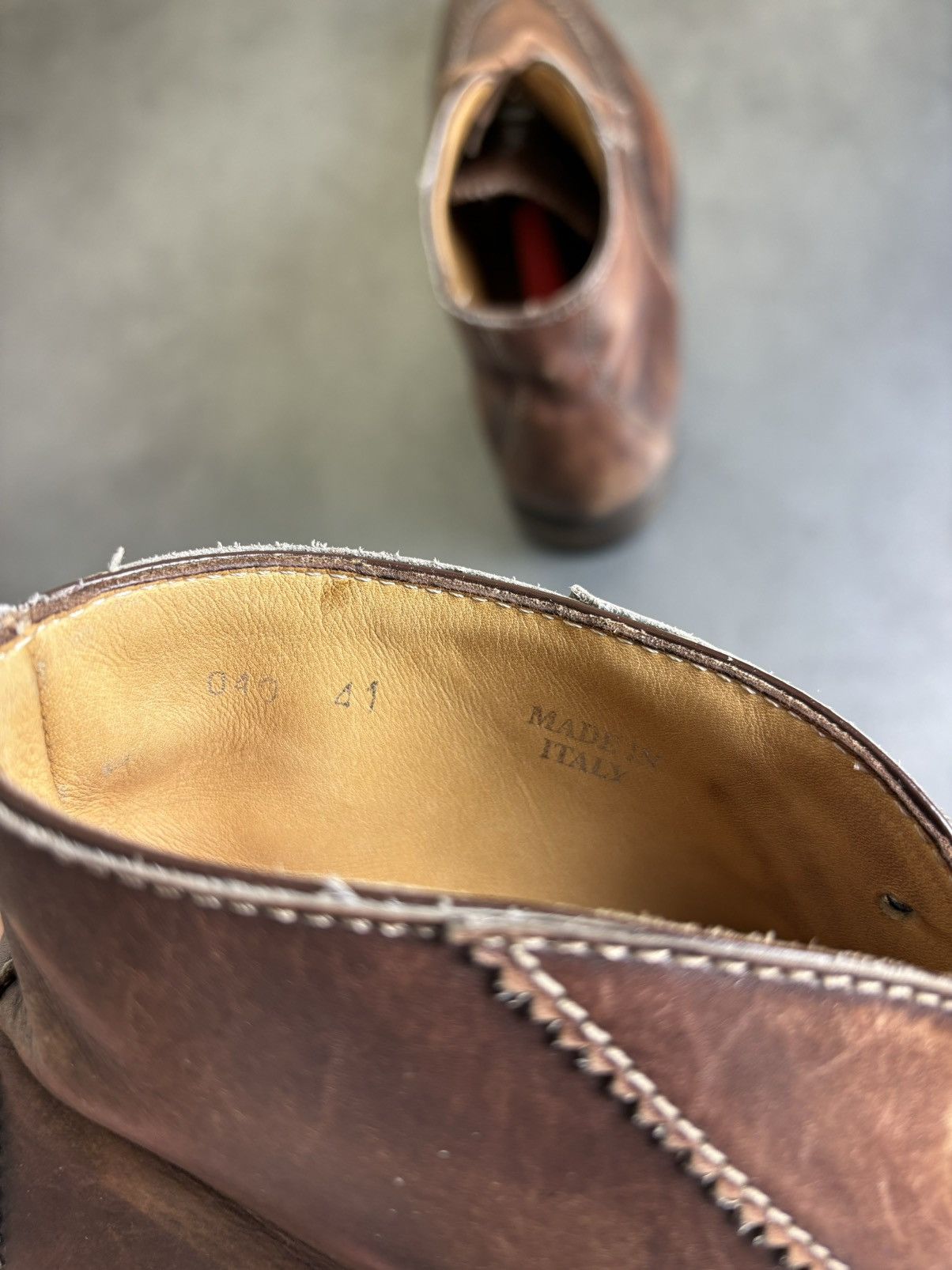 Brioni × Designer Brioni Boots 41 Brogues Chelsea Dress Leather Moc Paraboot Size US 8.5 / EU 41-42 - 14 Thumbnail
