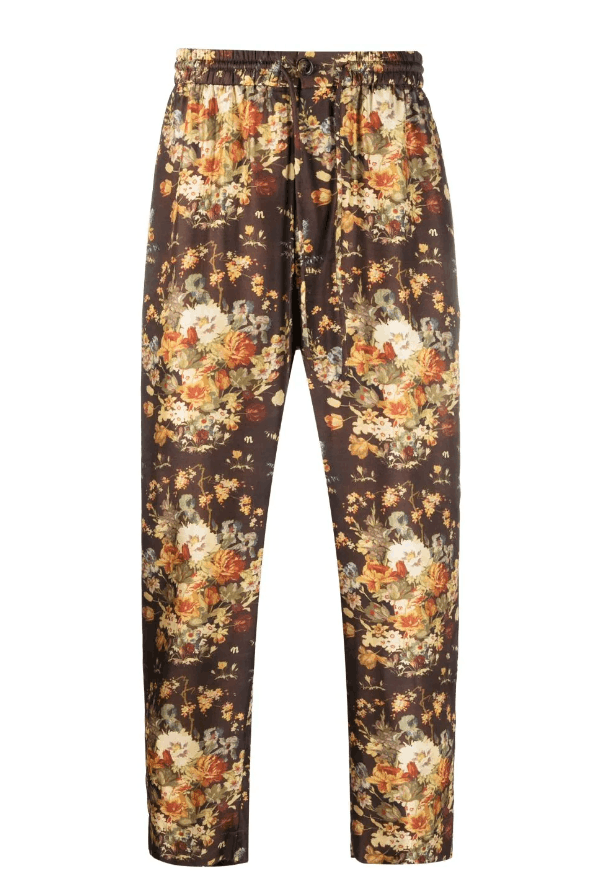 Nanushka BNWT SS23 NANUSHKA FLORAL PRINT SILK PANTS XS Size US 28 / EU 44 - 10 Thumbnail