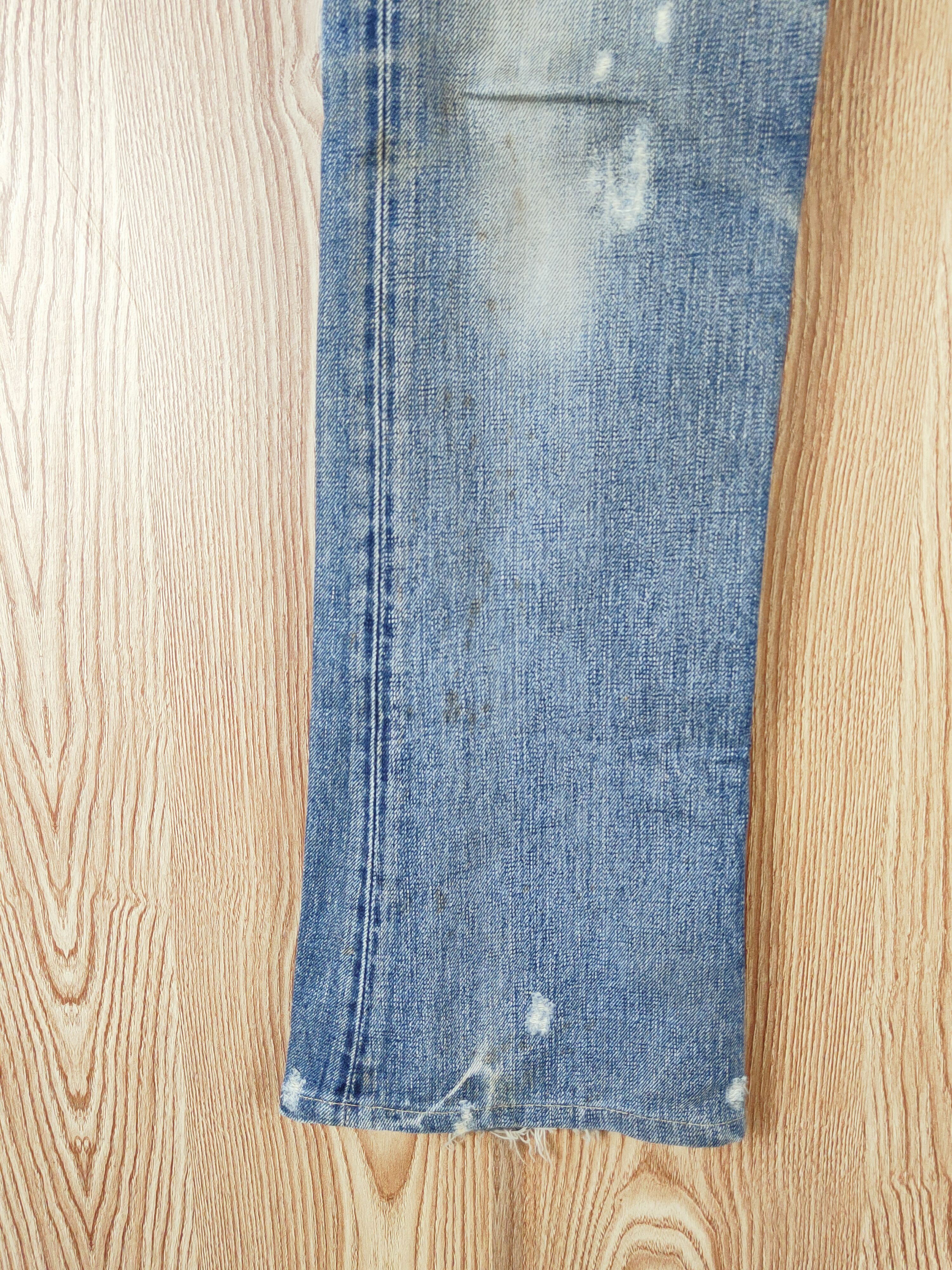 Japanese Brand Moussy Blue Distressed Ripped Jeans #W657 Size 30" / US 8 / IT 44 - 4 Thumbnail