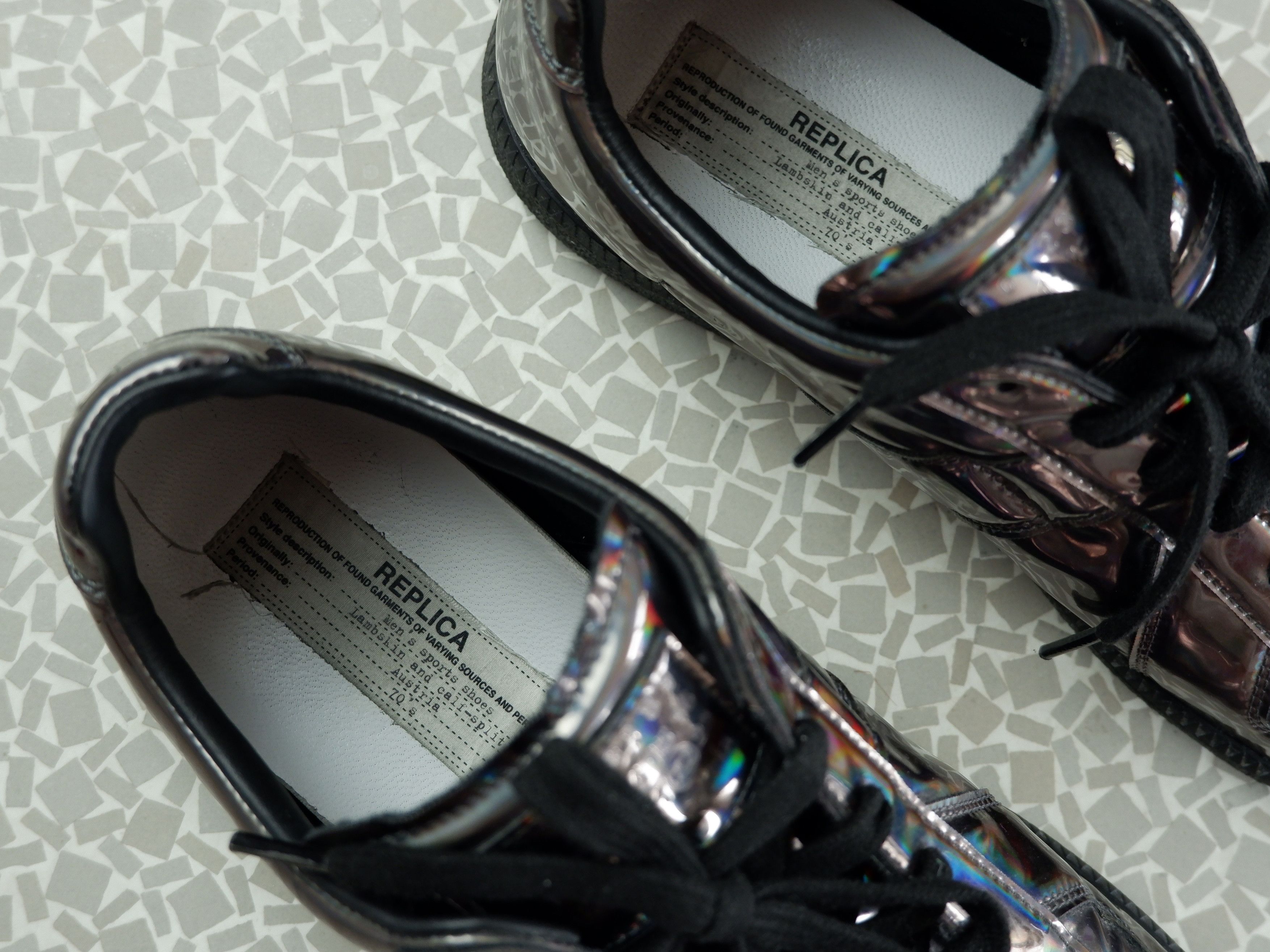 Maison Margiela Best price! Maison Margiela iridescent hologram replica Size US 8 / EU 41 - 3 Thumbnail