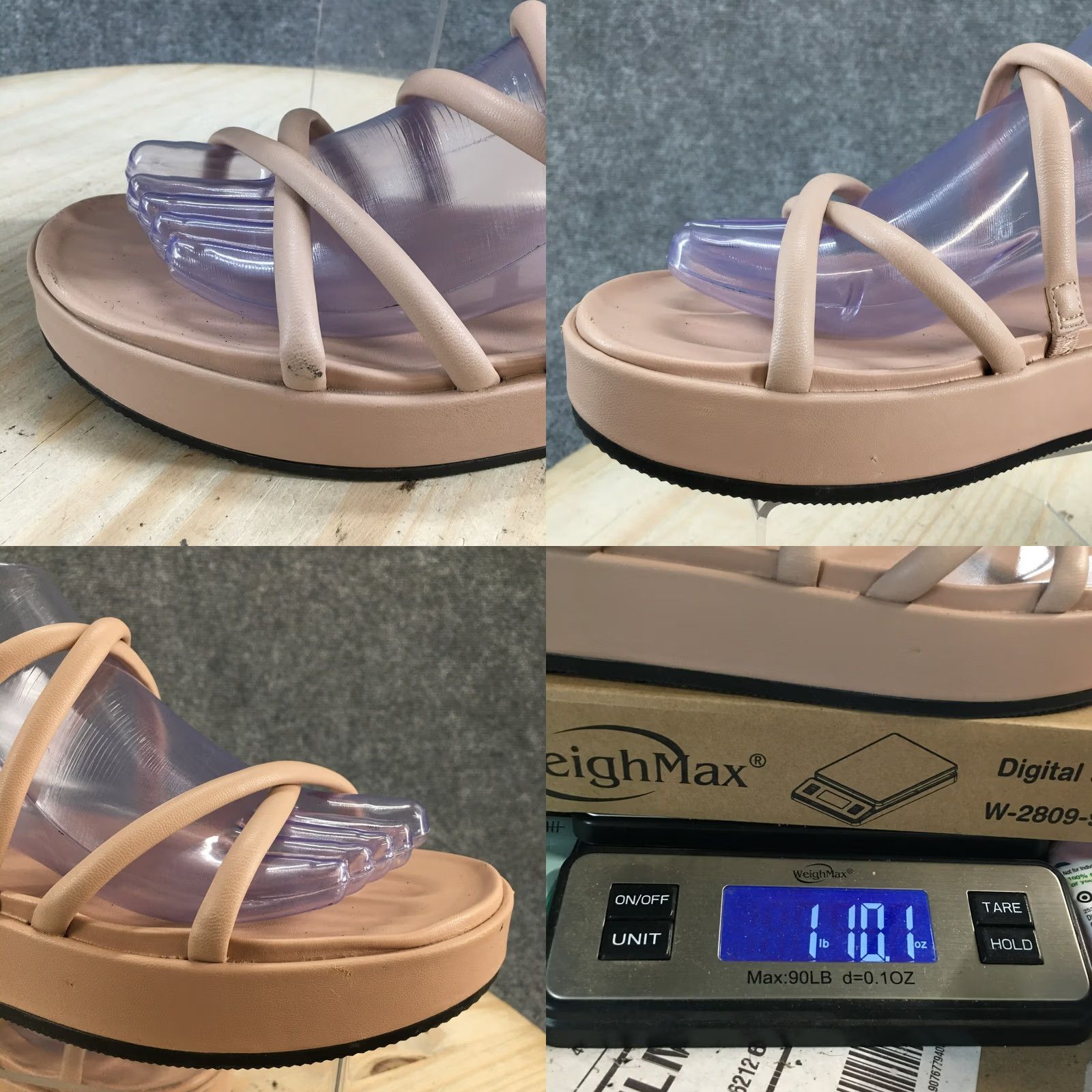 Vintage A New Day Sandals Womens 9 Dory Slides Pink Faux Leather Casual Open Toe Slip On Size US 9 / IT 39 - 10 Thumbnail