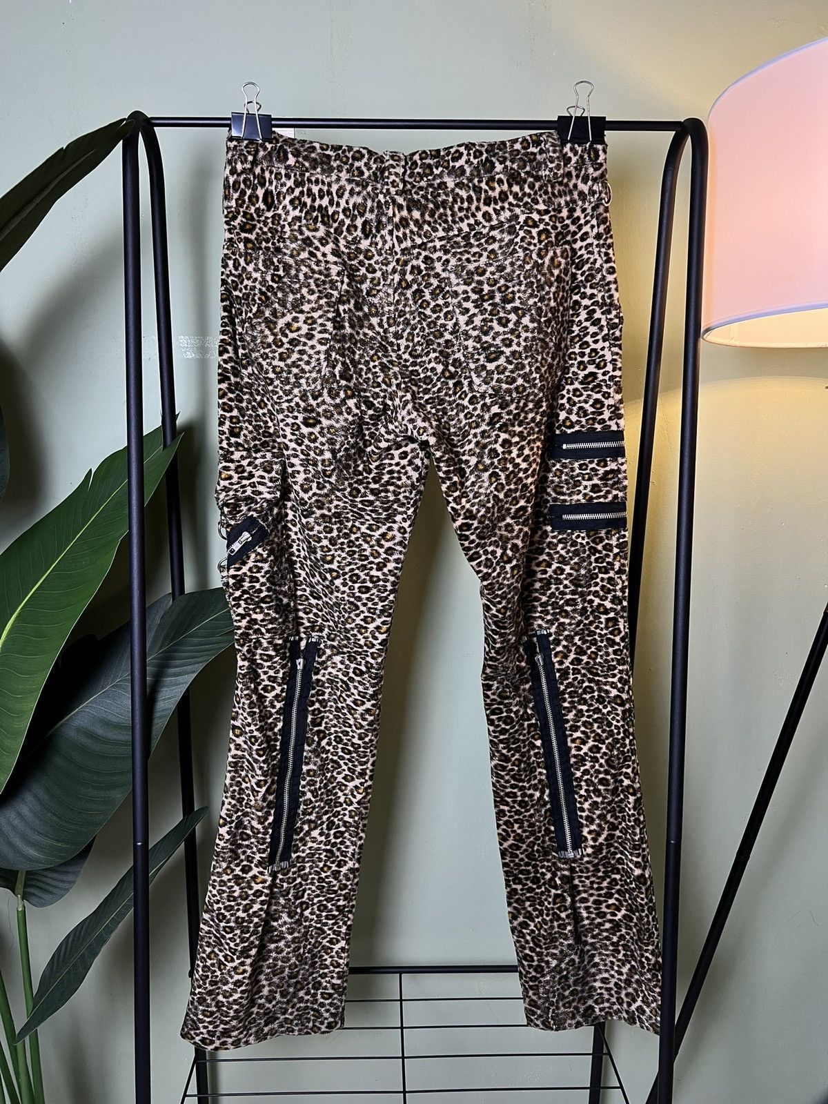 If Six Was Nine Bondage Leopard Chaos Pants Size US 31 - 2 Thumbnail