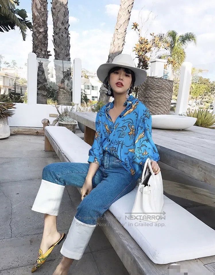 Loewe Loewe Teal Shirt Size XS / US 0-2 / IT 36-38 - 2 Thumbnail