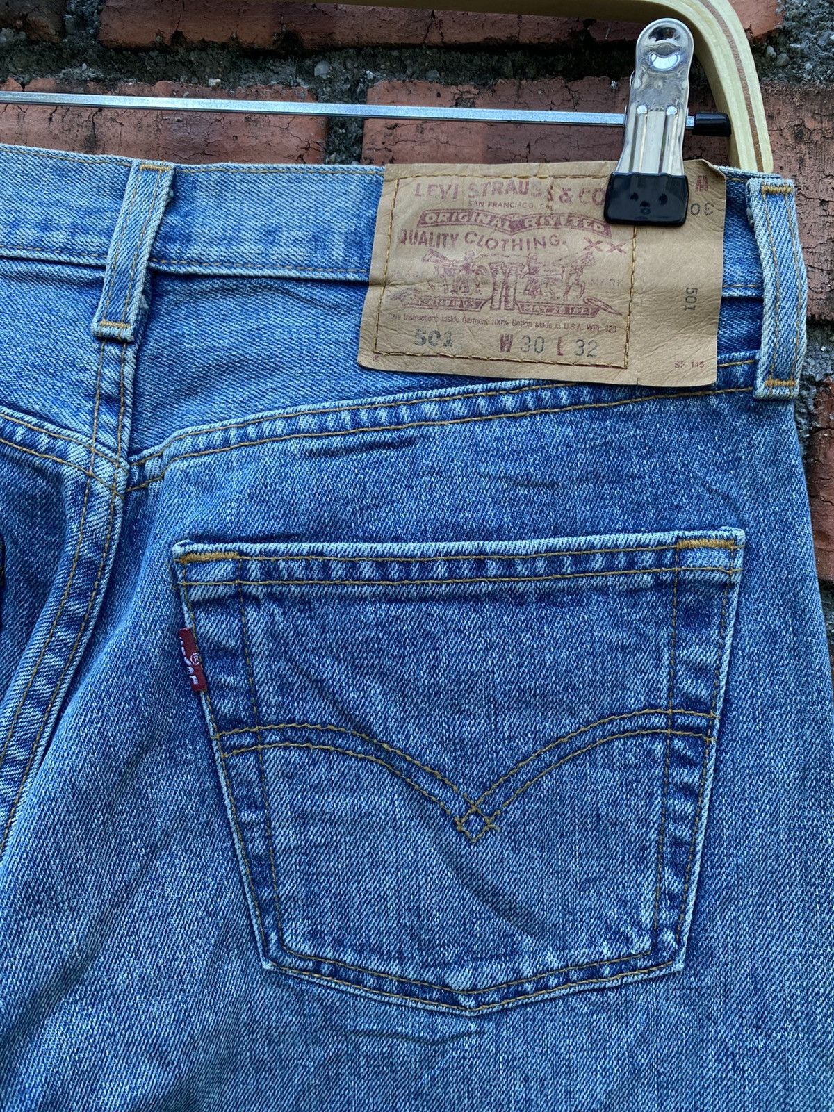 Levi's Vintage Clothing W30x32 Vintage levi's 501 made in USA Size US 30 / EU 46 - 4 Thumbnail