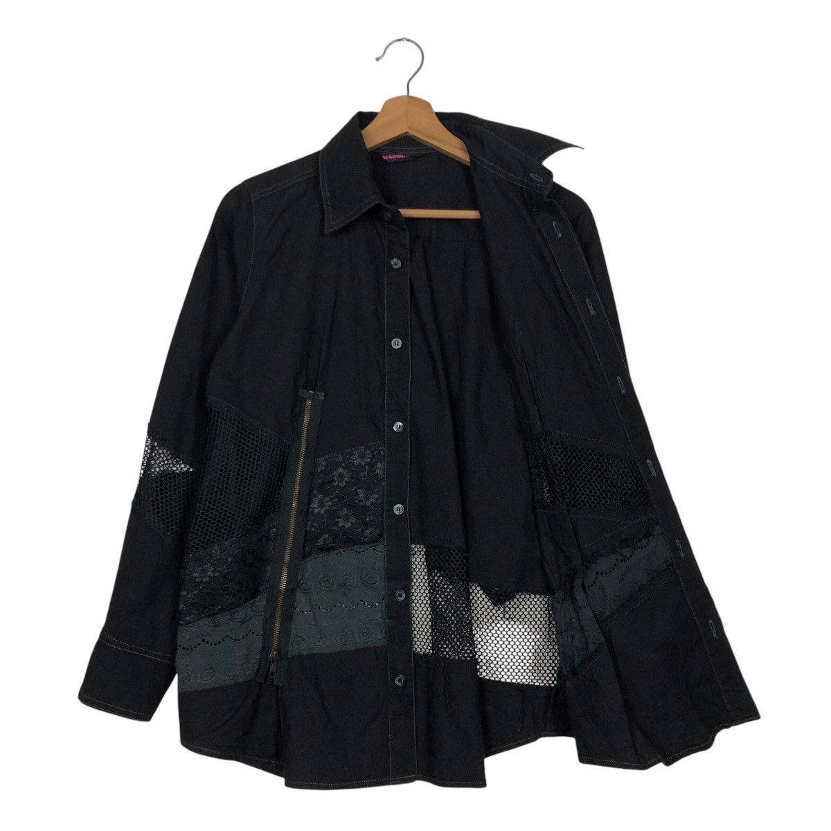 Japanese Brand 📌Punk Design Shirt Jacket Button Algonquins Over Design Size US M / EU 48-50 / 2 - 12 Thumbnail