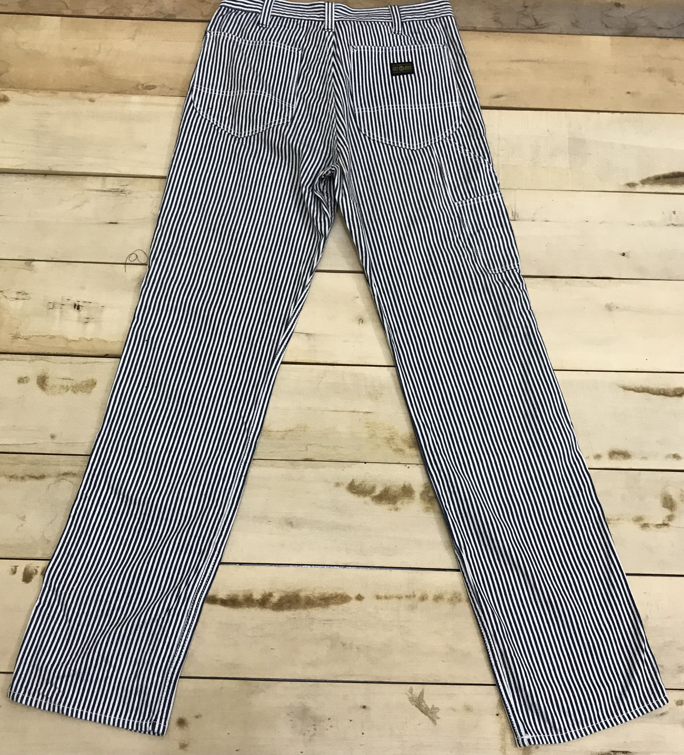 Vintage X259 VTG HOLYWORKS HICKORY STRIPED WORKWEAR BUSH PANTS Size US 32 / EU 48 - 5 Thumbnail