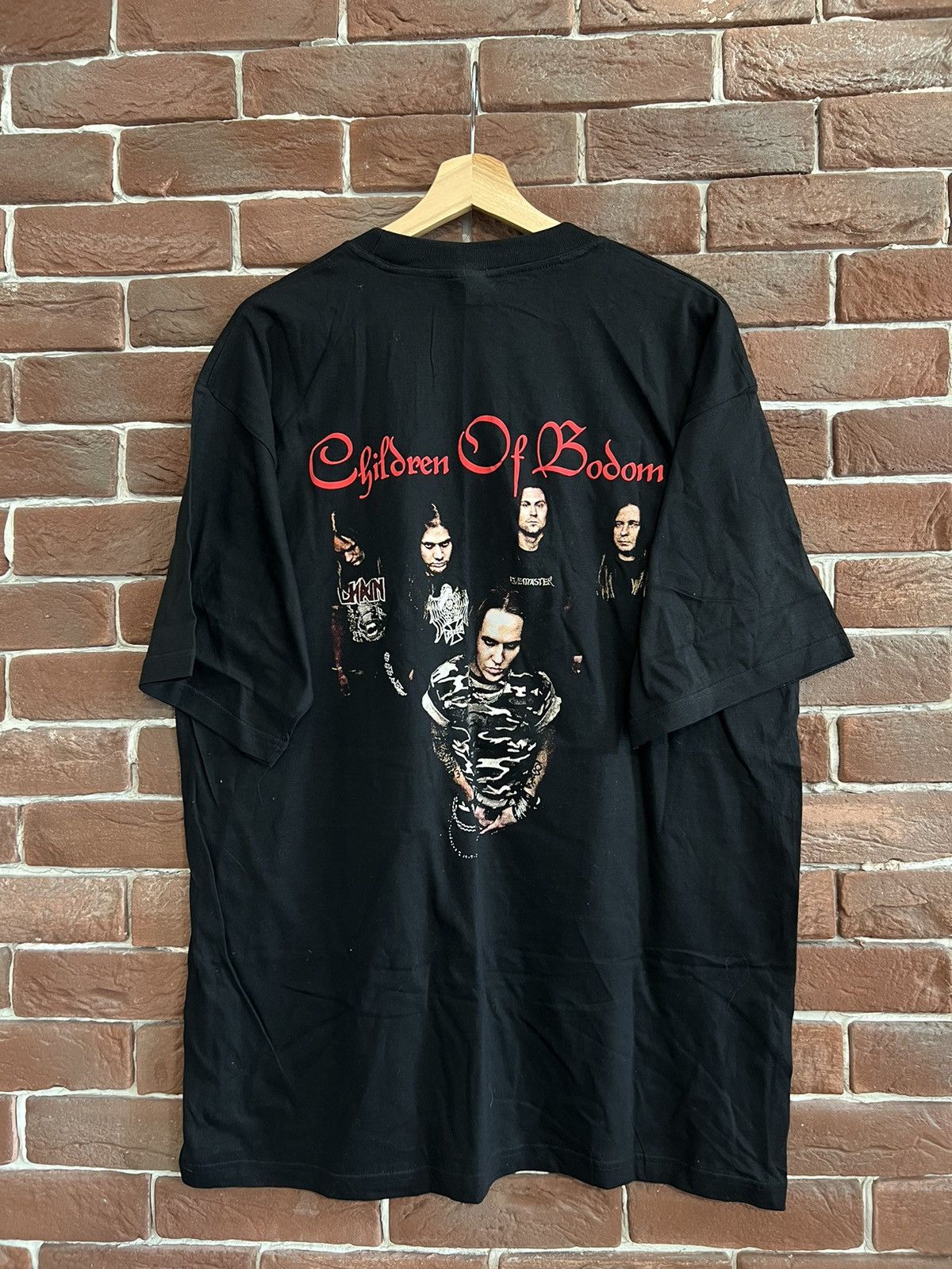Band Tees Rare Vintage 00s Children Of Bodom Death Metal Tour Band Tee Size US XXL / EU 58 / 5 - 2 Thumbnail