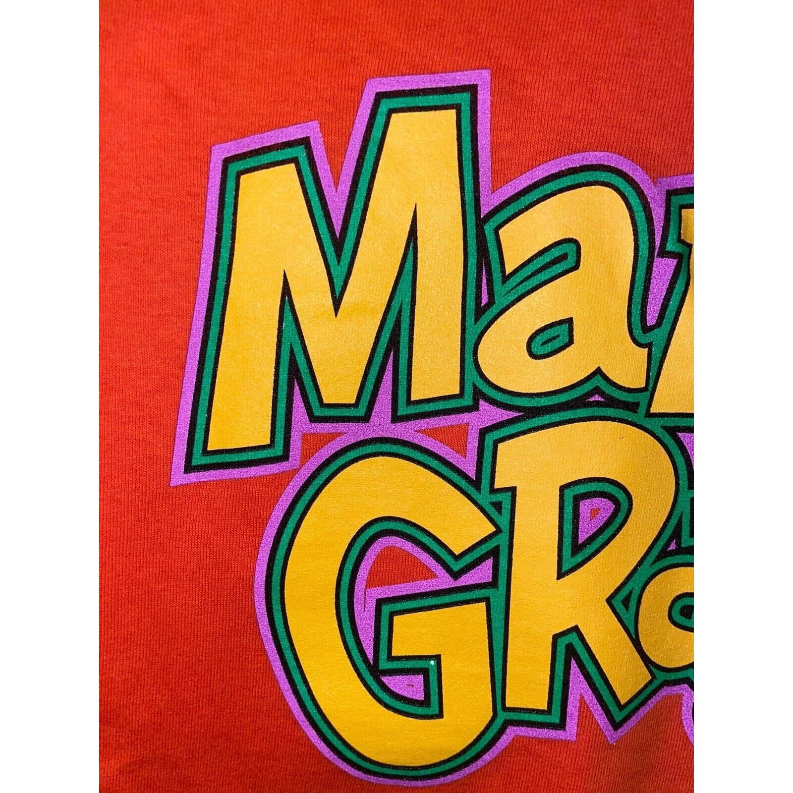 Delta Vintage Mardi Gras Shirt Galveston TX Texas Tee 2014 Medium Size US M / EU 48-50 / 2 - 3 Thumbnail