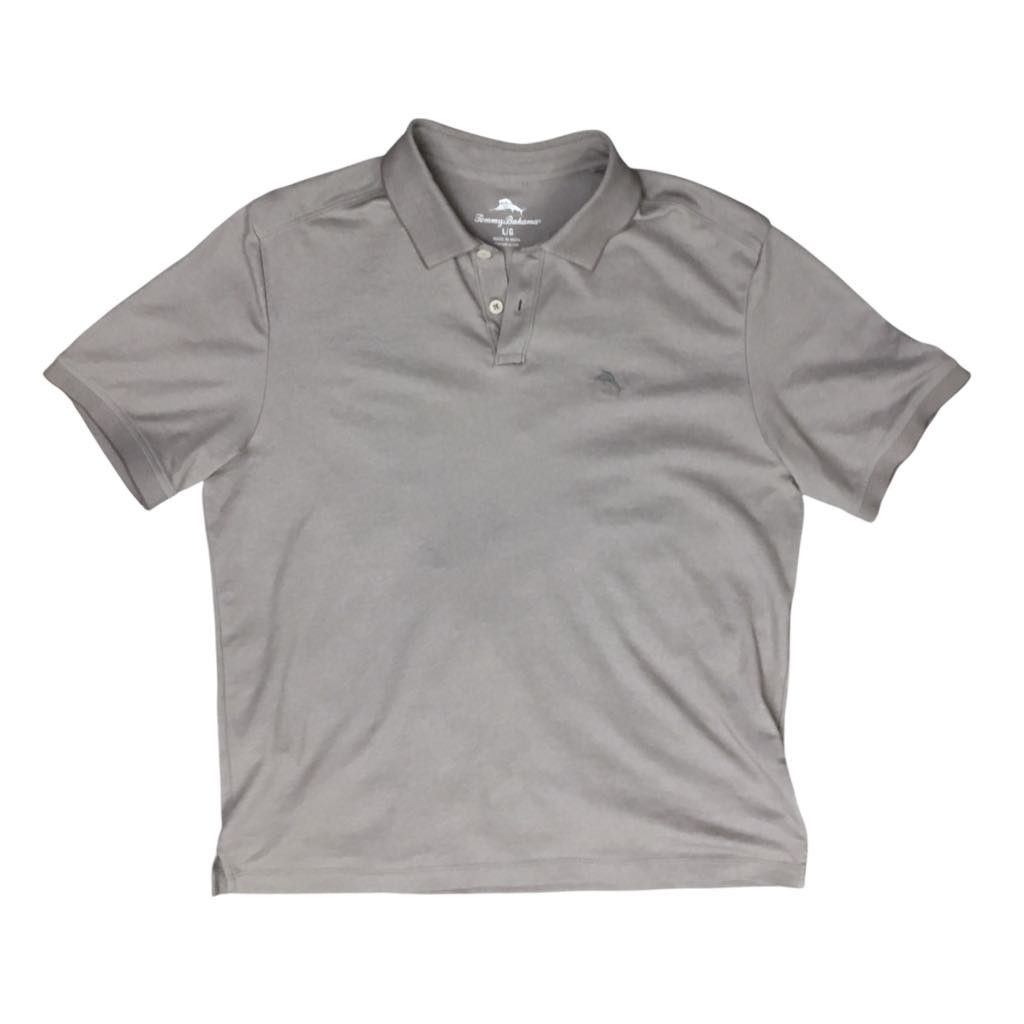 Tommy Bahama Tommy Bahama Gray Polo Short Sleeve Shirt Athletic Golf LG Size US L / EU 52-54 / 3 - 3 Thumbnail