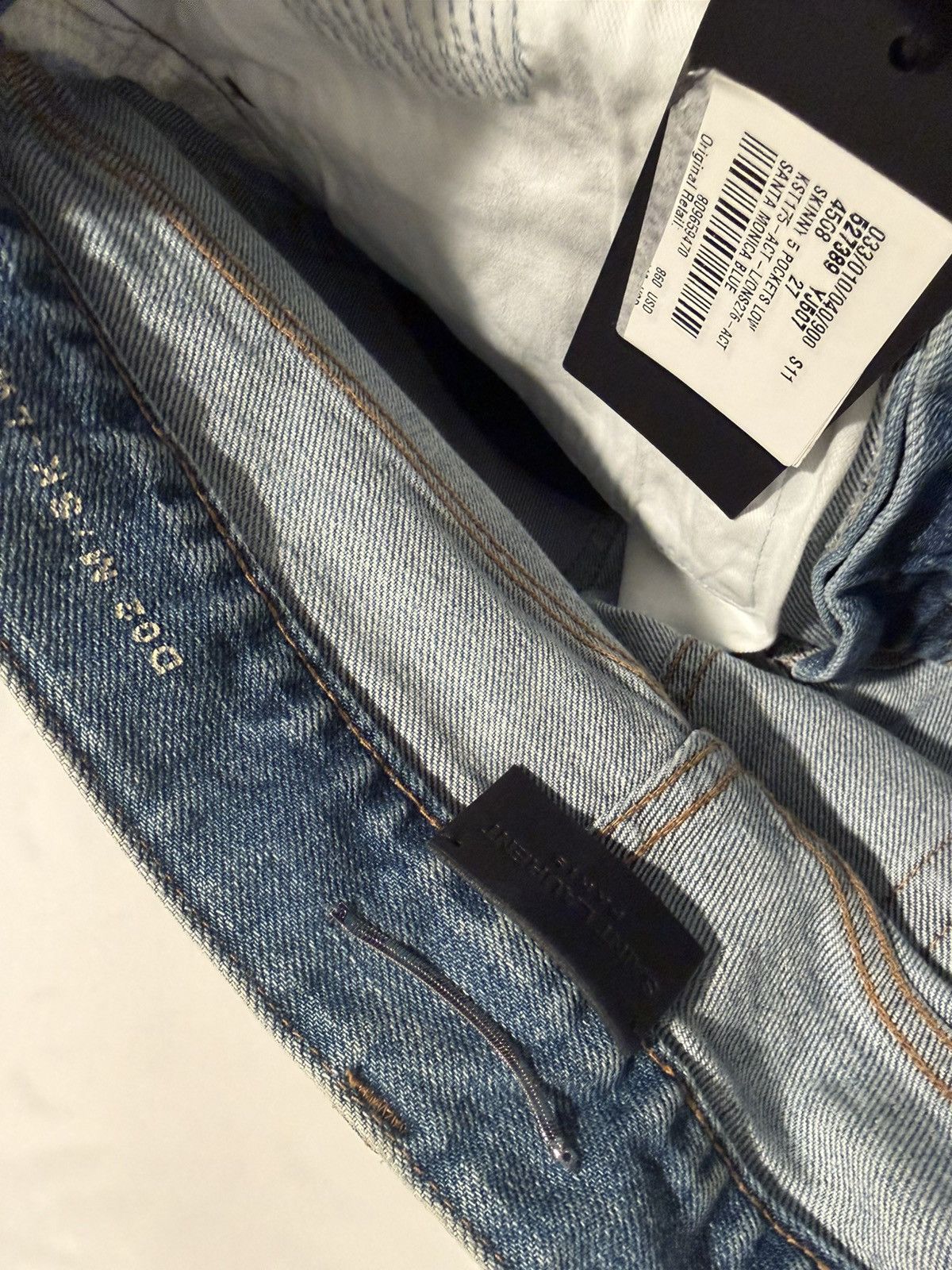 Saint Laurent Paris Saint Laurent men’s santa monica blue jeans. 27. $890 Size US 27 - 9 Thumbnail