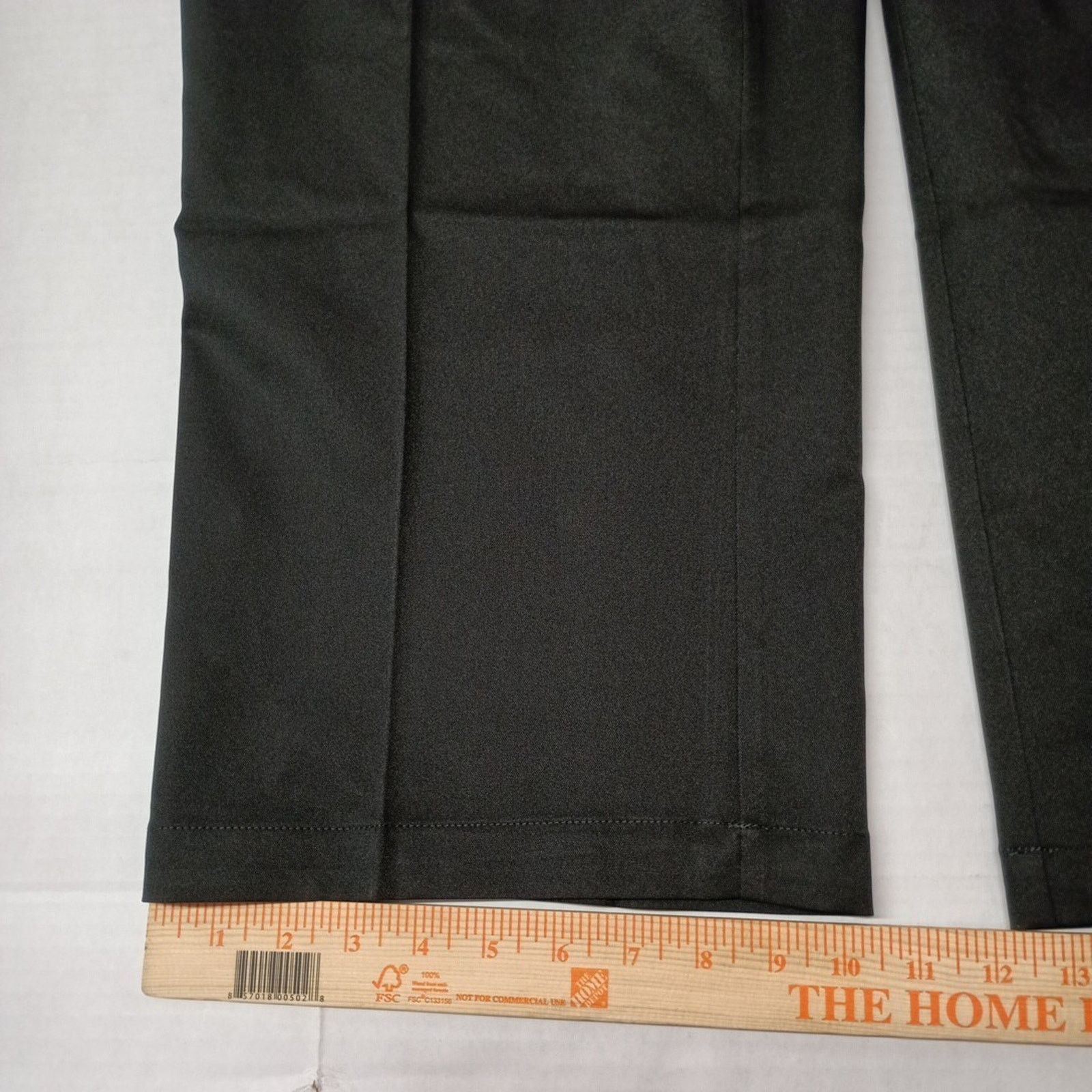 Haggar Haggar Cool Flex Pleated Pants Classic Fit Men's 50x29 Black Size US 44 / EU 60 - 4 Thumbnail