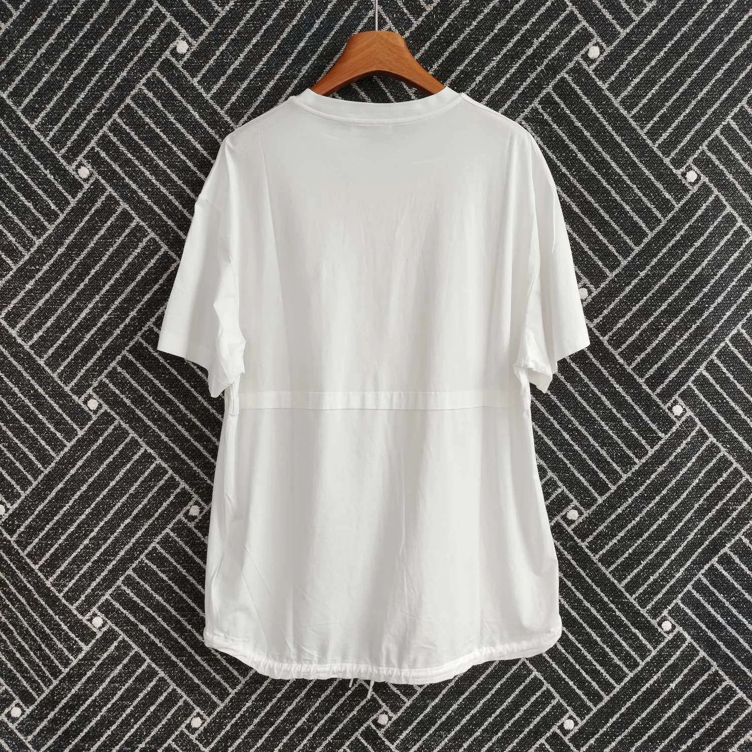 Prada Prada White Limited Logo Tape Short Sleeve Tee XL Rare Size US XL / EU 56 / 4 - 2 Thumbnail