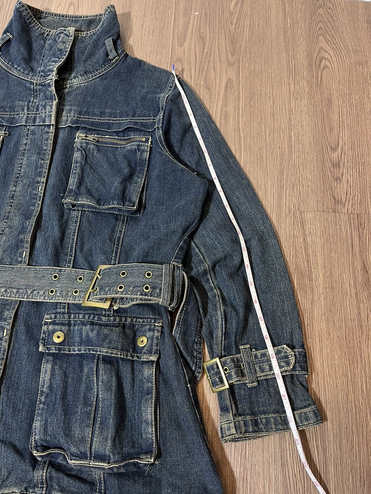 Beauty Beast Charms japan bondage 3D multipocket mudwash denim jacket Size US XL / EU 56 / 4 - 16 Thumbnail